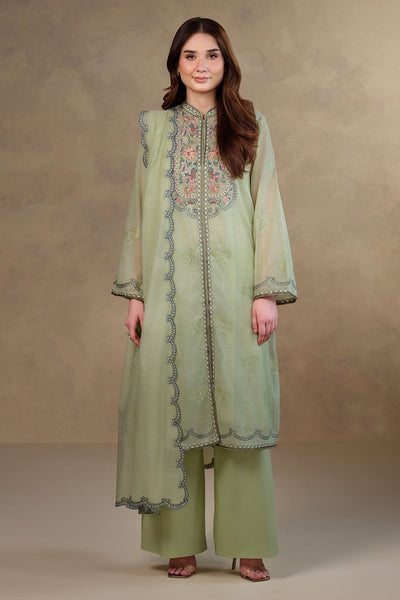 4 Piece - Embroidered Kara Cotton Suit - MCP1702-1 - Shop Now at Kayseria