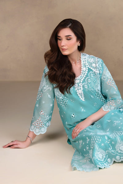 3 Piece - Embroidered Kara Cotton Suit - MCP1711-2 - Shop Now at Kayseria