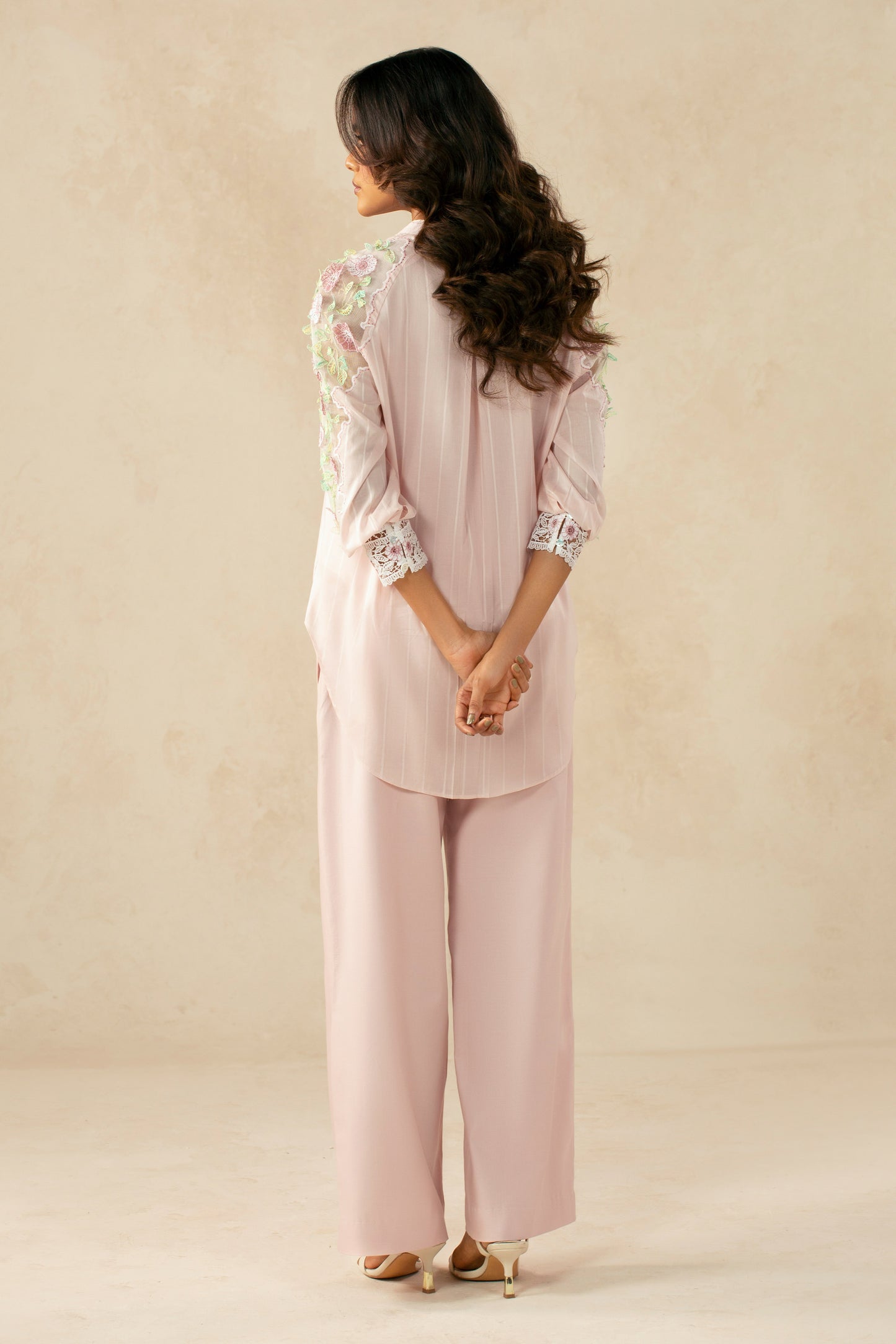 STRIPE LAWN | EMBROIDERED