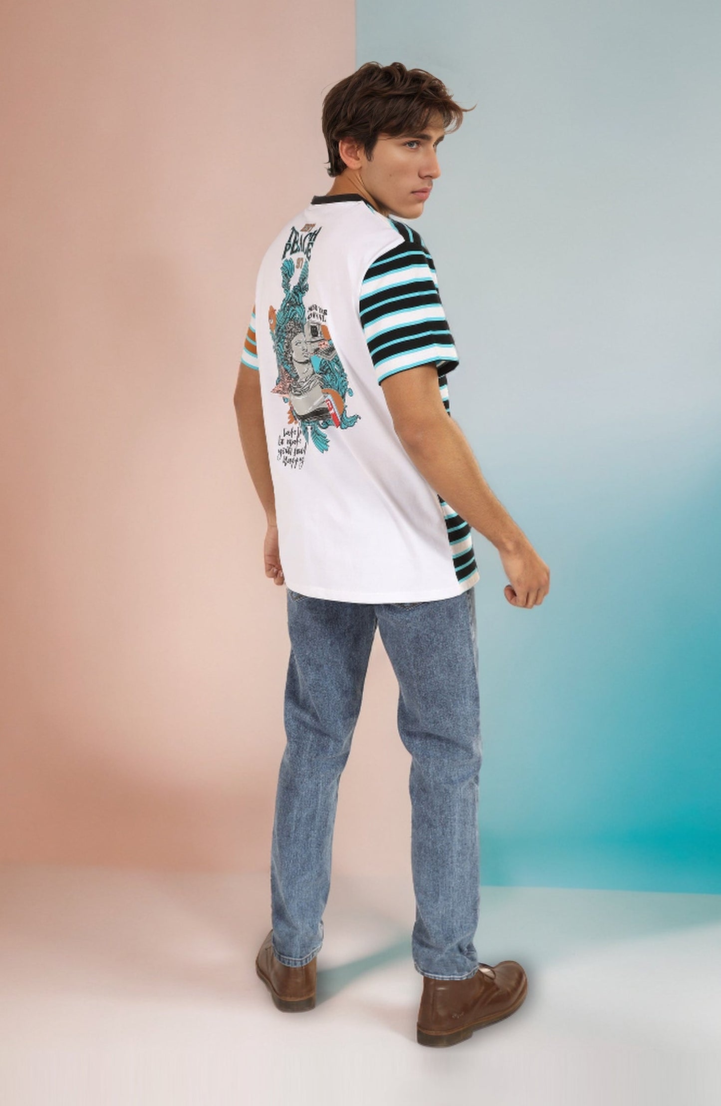 Yarn Dyed Stripes Tee