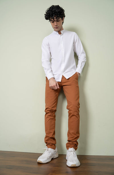 Slim Fit Chino - MND701A124 - Shop Now at Leisure Club