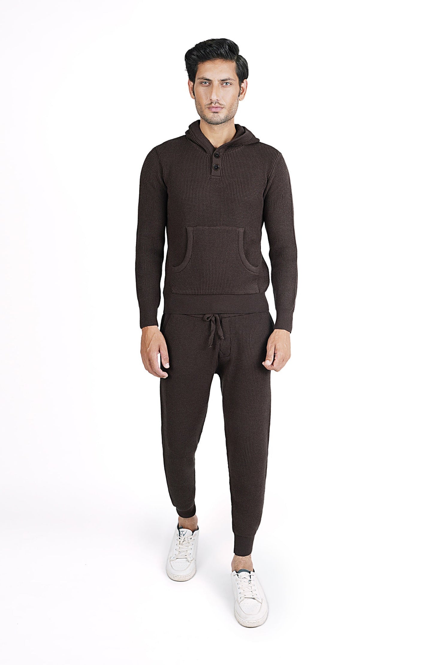 Waffle Knit Co-Ord - MS608423 - Shop Now at Leisure Club