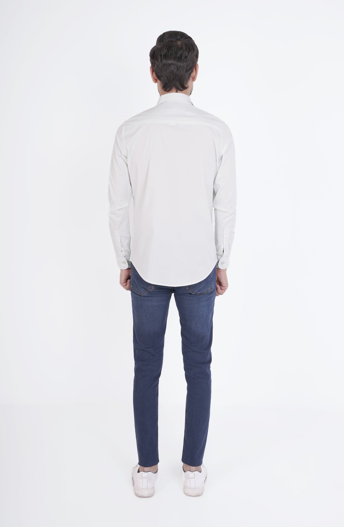 Slim Fit Shirt In Popline