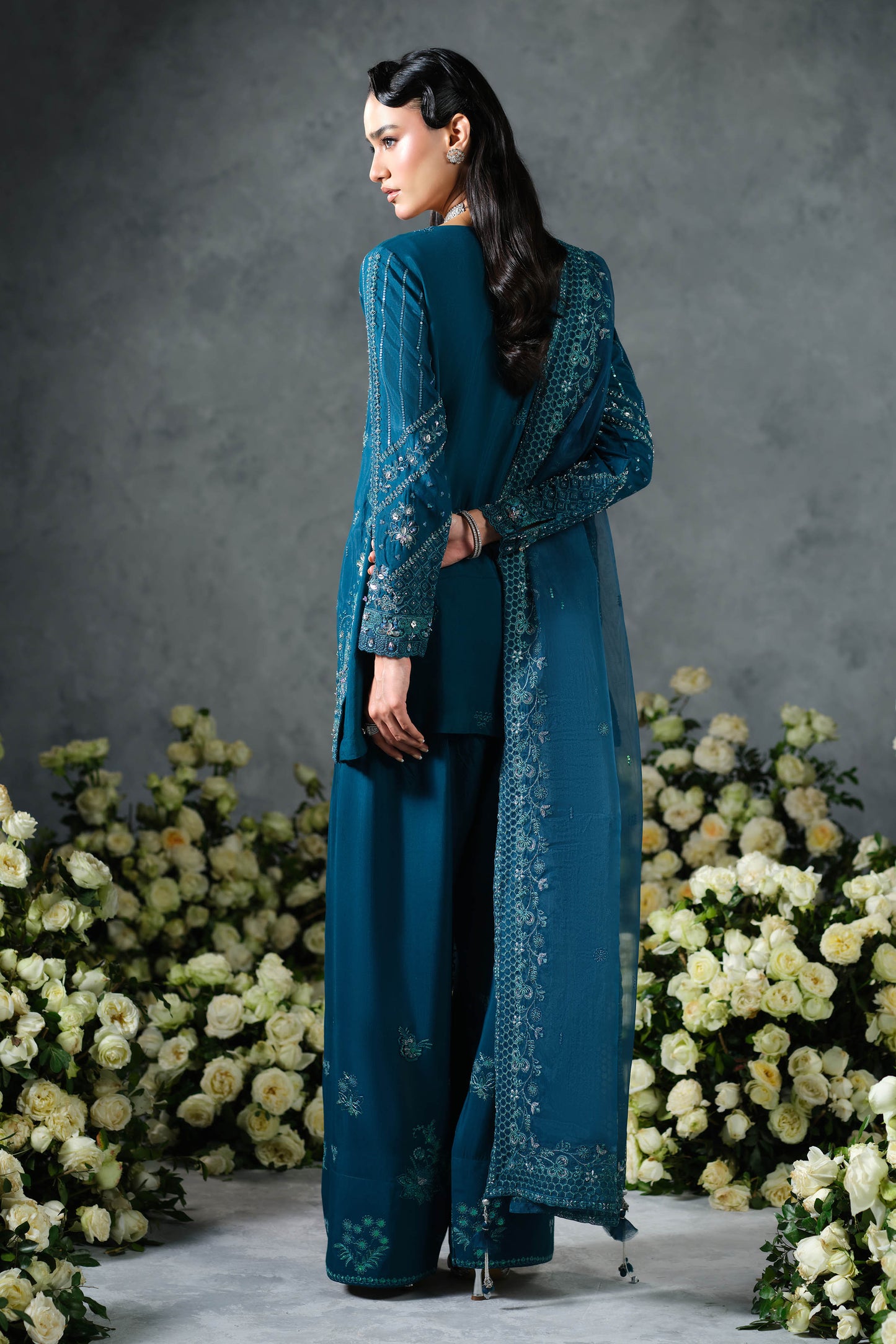 RAW SILK | EMBROIDERED