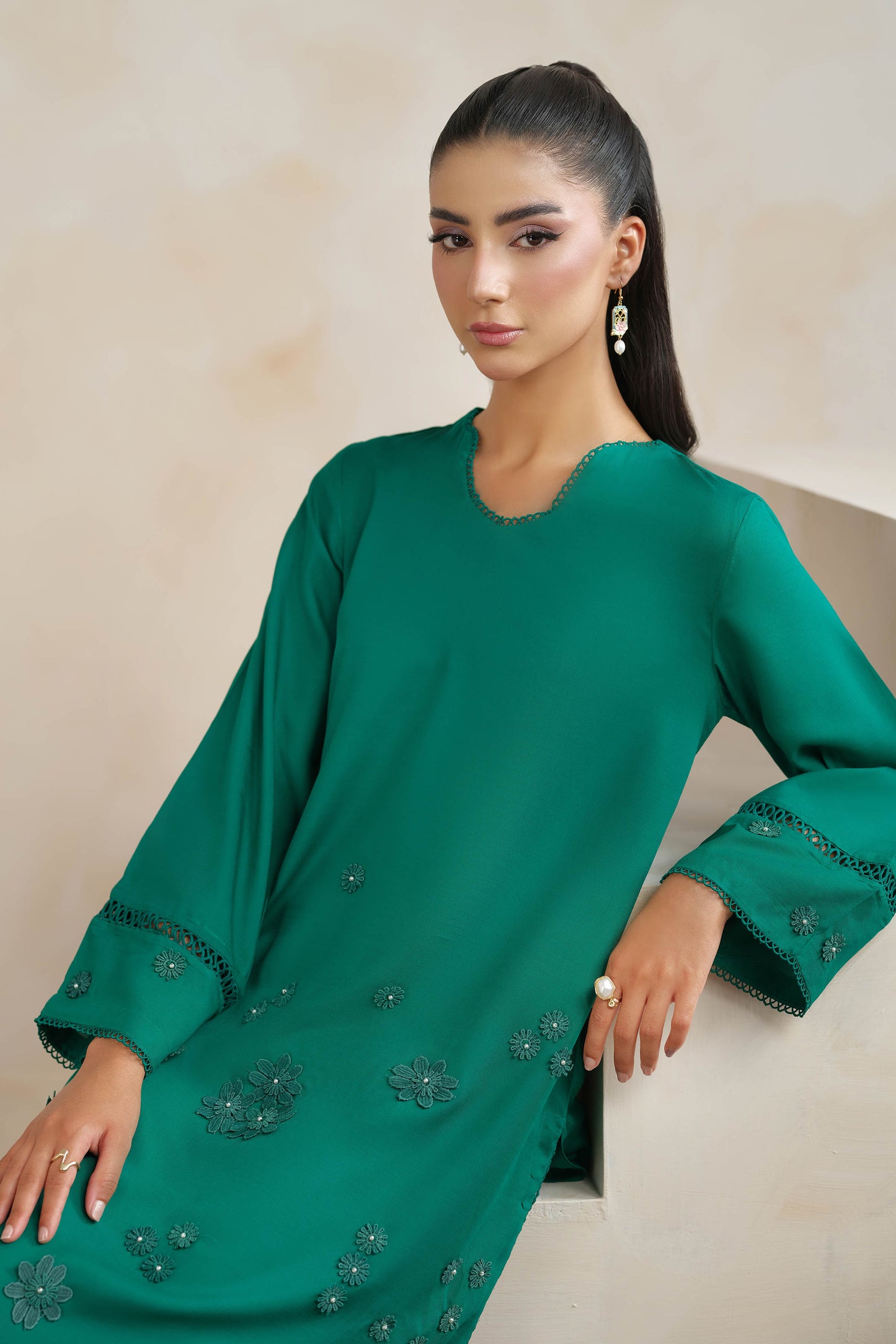 RAW SILK | EMBELLISHED