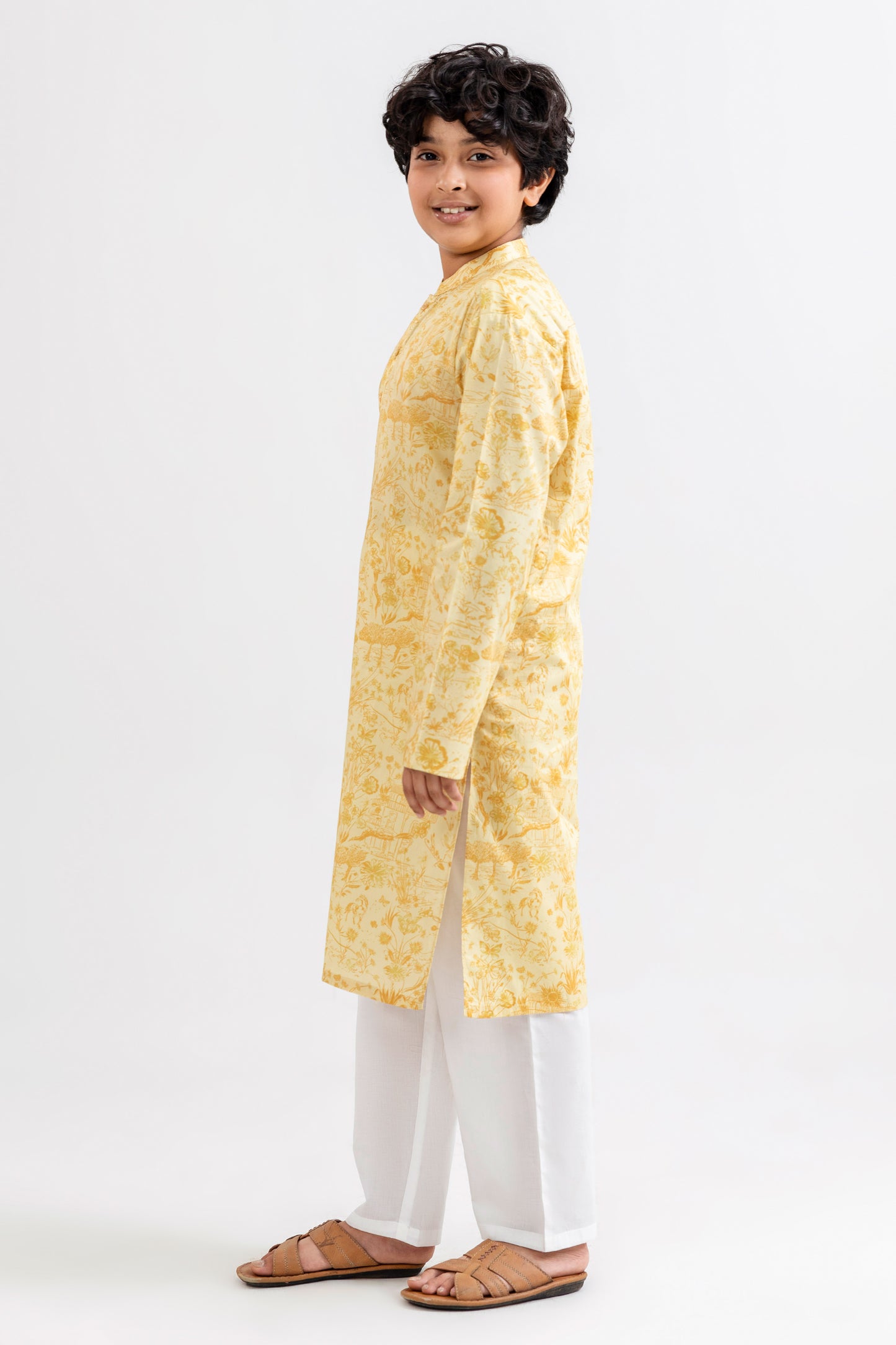 Boys Printed Kurta - SBK805225