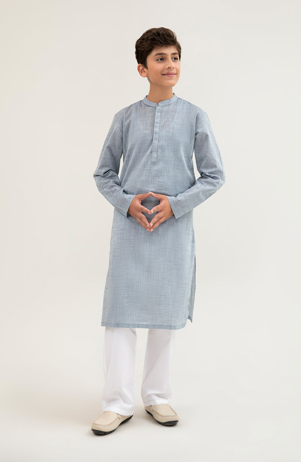 Boys Hidden Placket Kurta - SBK701125 - Shop Now at Leisure Club