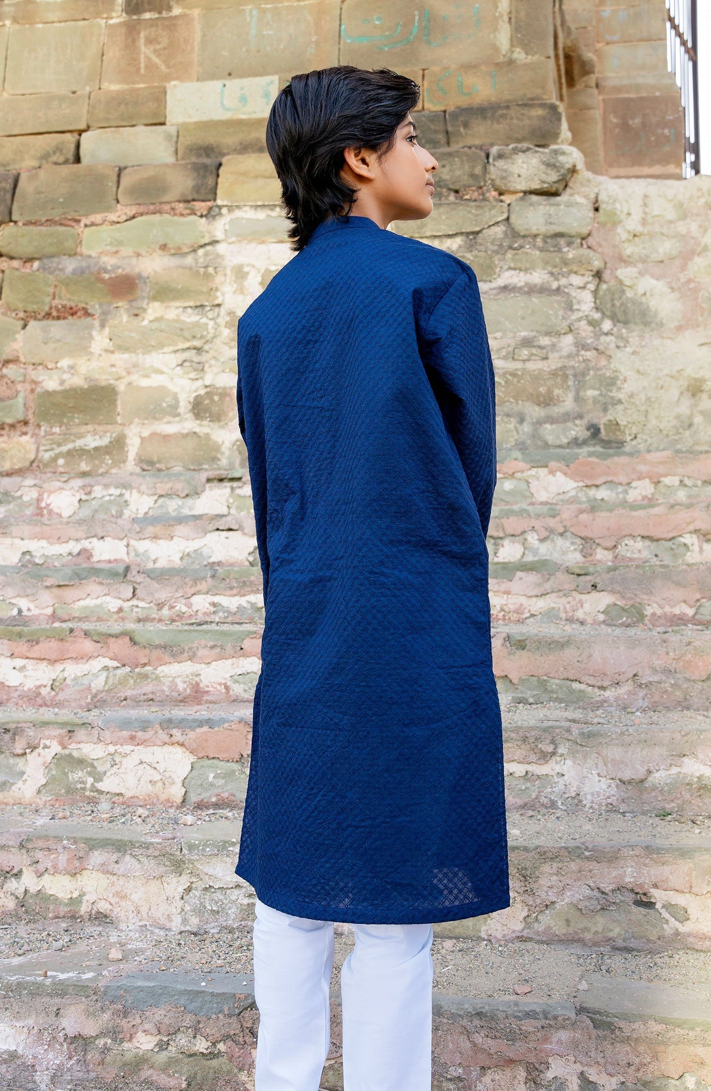 Boys Shiffili Emb Kurta