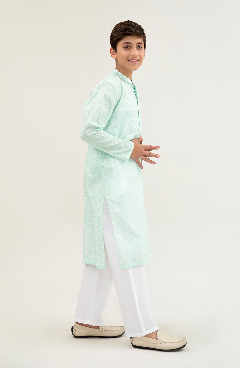 Boys Band Printed Kurta - SBK705125 - Shop Now at Leisure Club