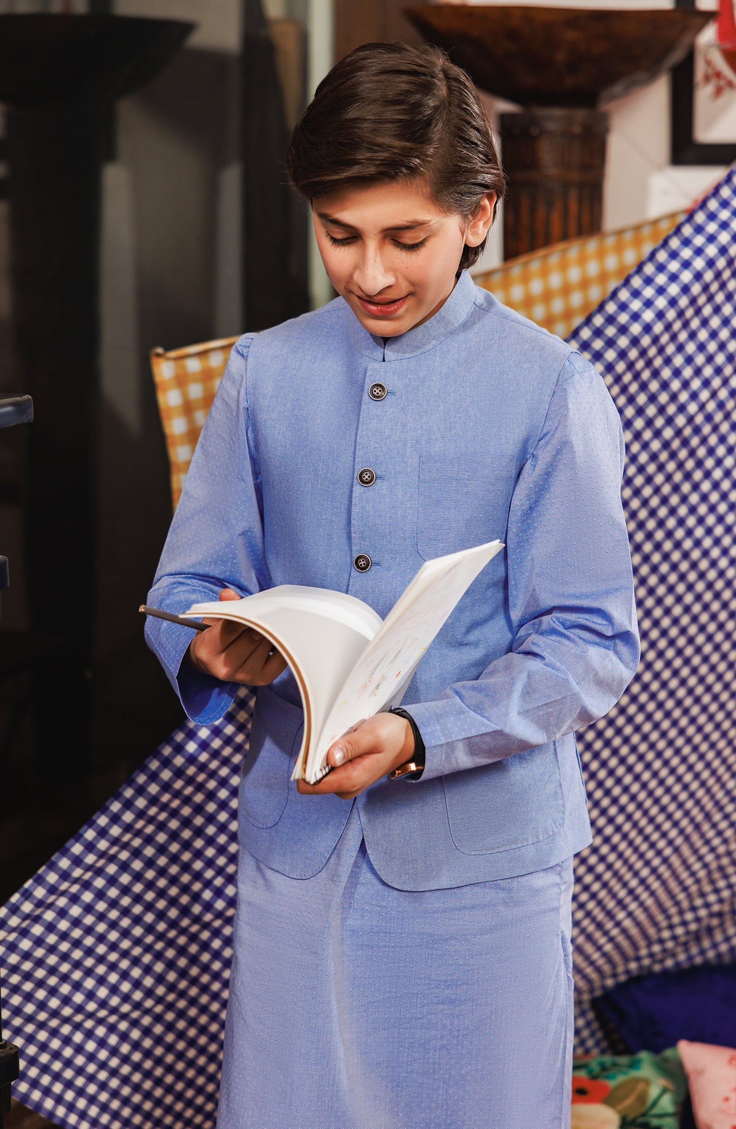 Boys Band Printed Kurta - SBK708125 - Shop Now at Leisure Club