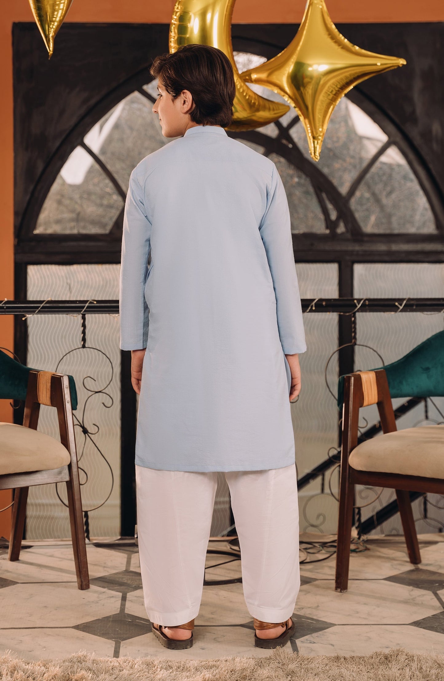 Cotton Chambery Boys Kurta