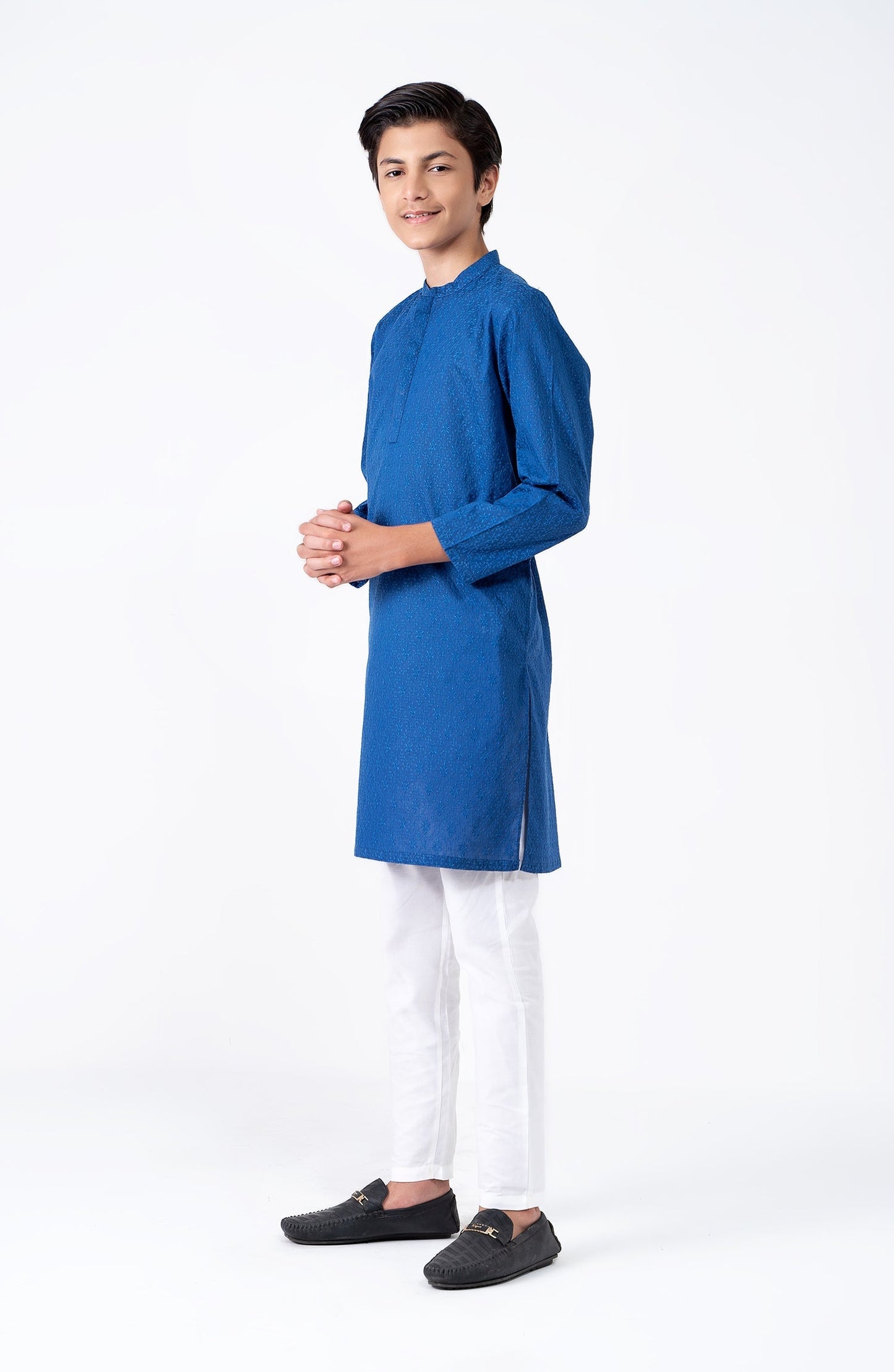Schiffli Emb Boys Kurta