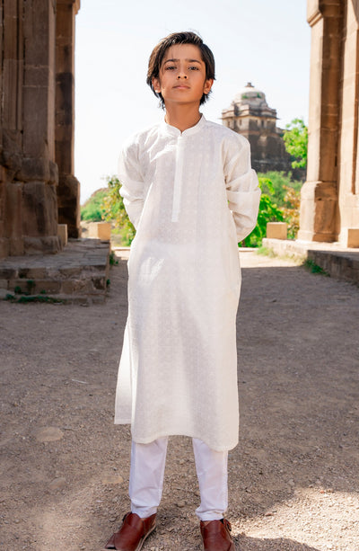 Boys Shiffili Embroidered Kurta - SBK912324 - Shop Now at Leisure Club