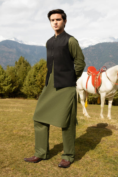 Boys Khaddar Waist Coat - SBWC603424 - Shop Now at Leisure Club