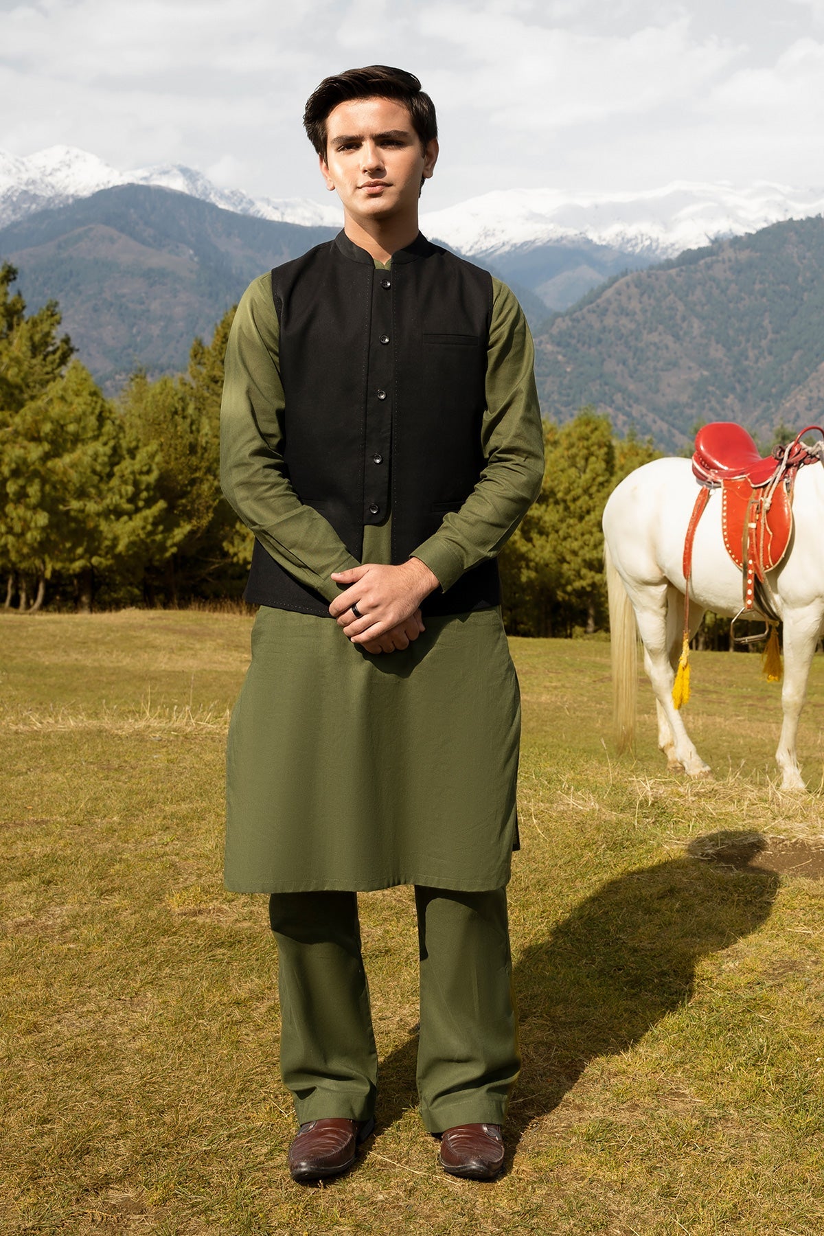 Boys Khaddar Waist Coat - SBWC603424 - Shop Now at Leisure Club
