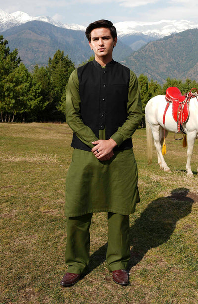 Boys Khaddar Waist Coat - SBWC603424 - Shop Now at Leisure Club