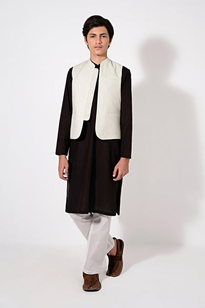 Boys Khaddar Waist Coat - SBWC604424 - Shop Now at Leisure Club