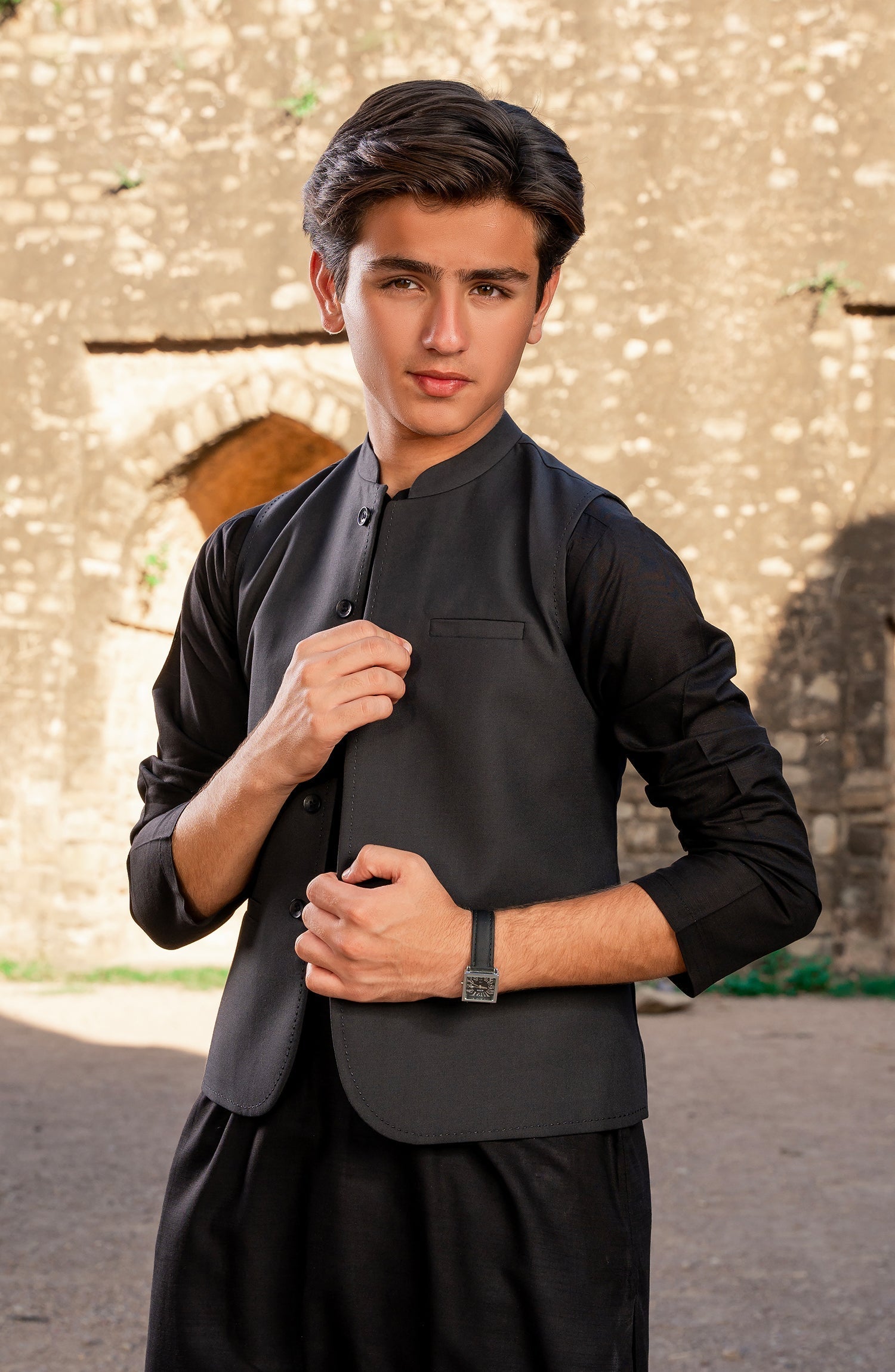 Boys Tropical Waist Coat - SBWC900324 - Shop Now at Leisure Club