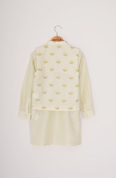 Boys Printed Waistcoat 3piece Suit - SIS703125 - Shop Now at Leisure Club