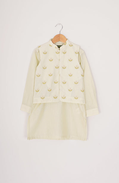 Boys Printed Waistcoat 3piece Suit - SIS703125 - Shop Now at Leisure Club