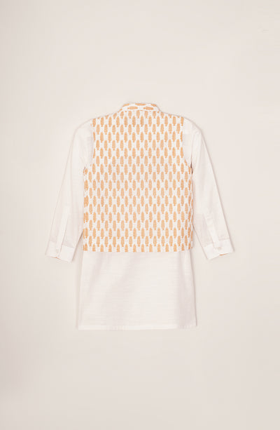 Boys Printed Waistcoat with 3piece Suit - SIS806225 - Shop Now at Leisure Club