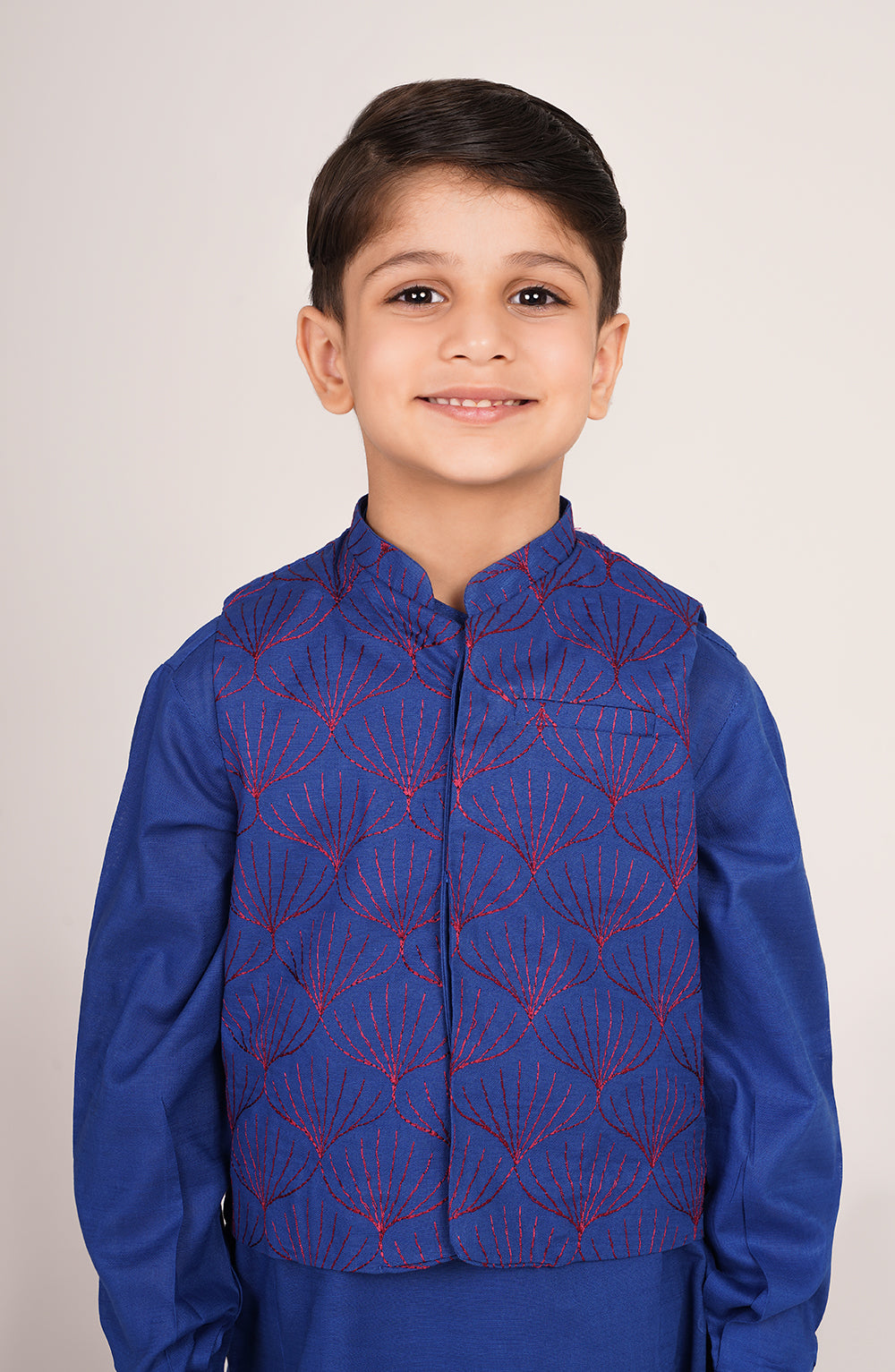 Boys Embroidered Waistcoat 3piece Suit - SIS824225 - Shop Now at Leisure Club