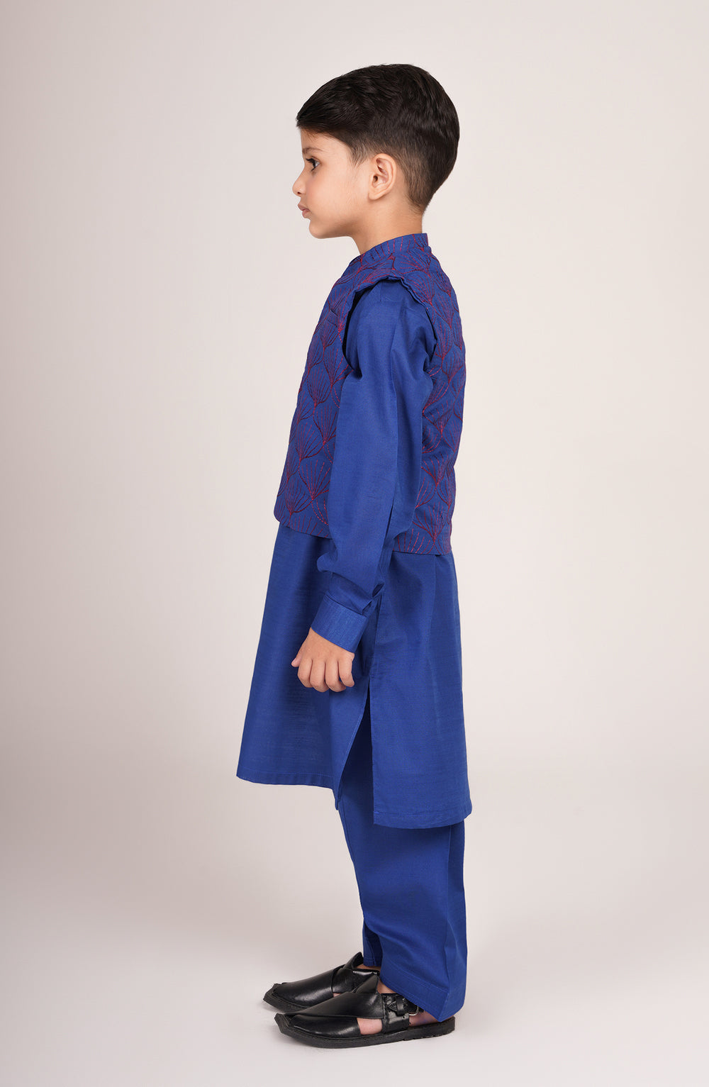 Boys Embroidered Waistcoat 3piece Suit - SIS824225 - Shop Now at Leisure Club