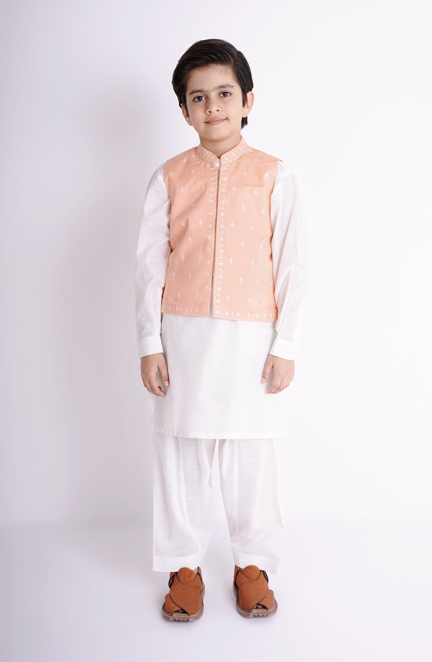 Embroidered 3Pcs Infant Suit