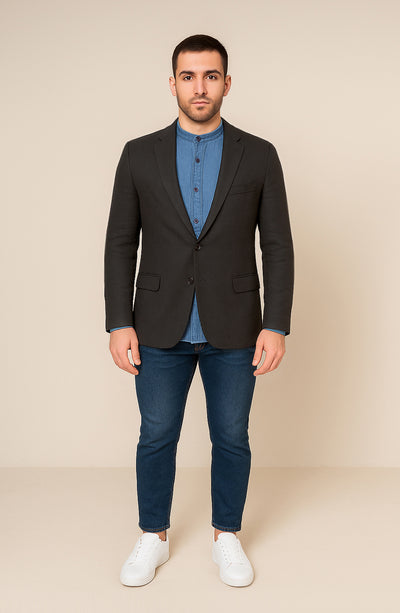 Men's Band Coat - Shop Now at Shahnameh