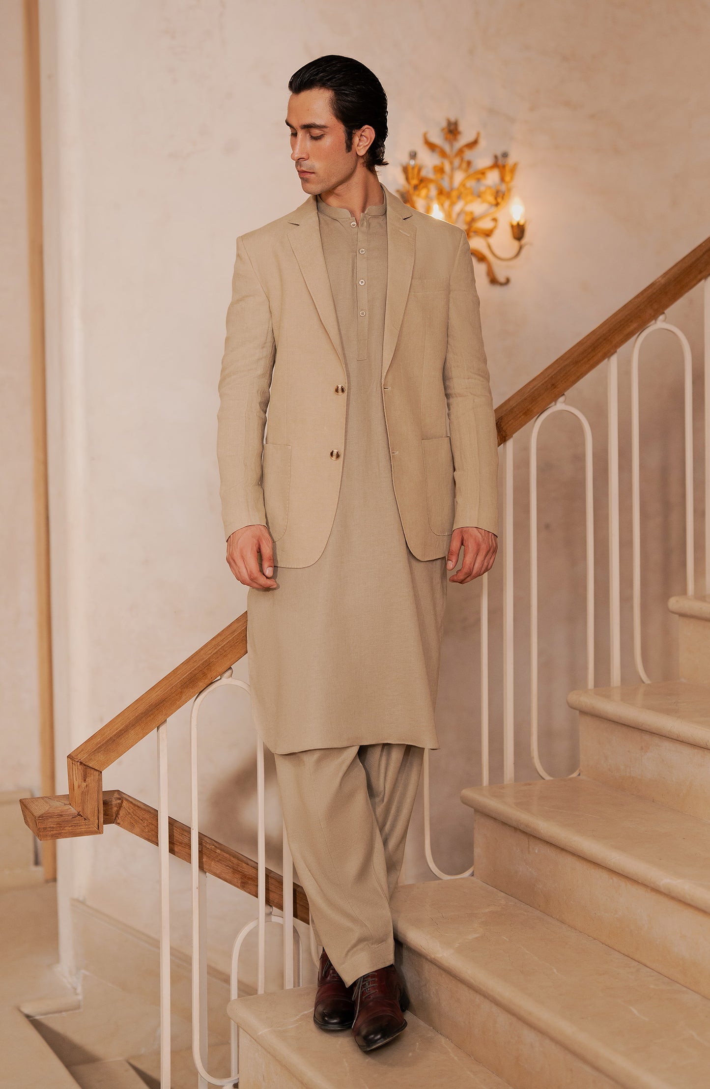 Men's Band Coat - SMC806C225