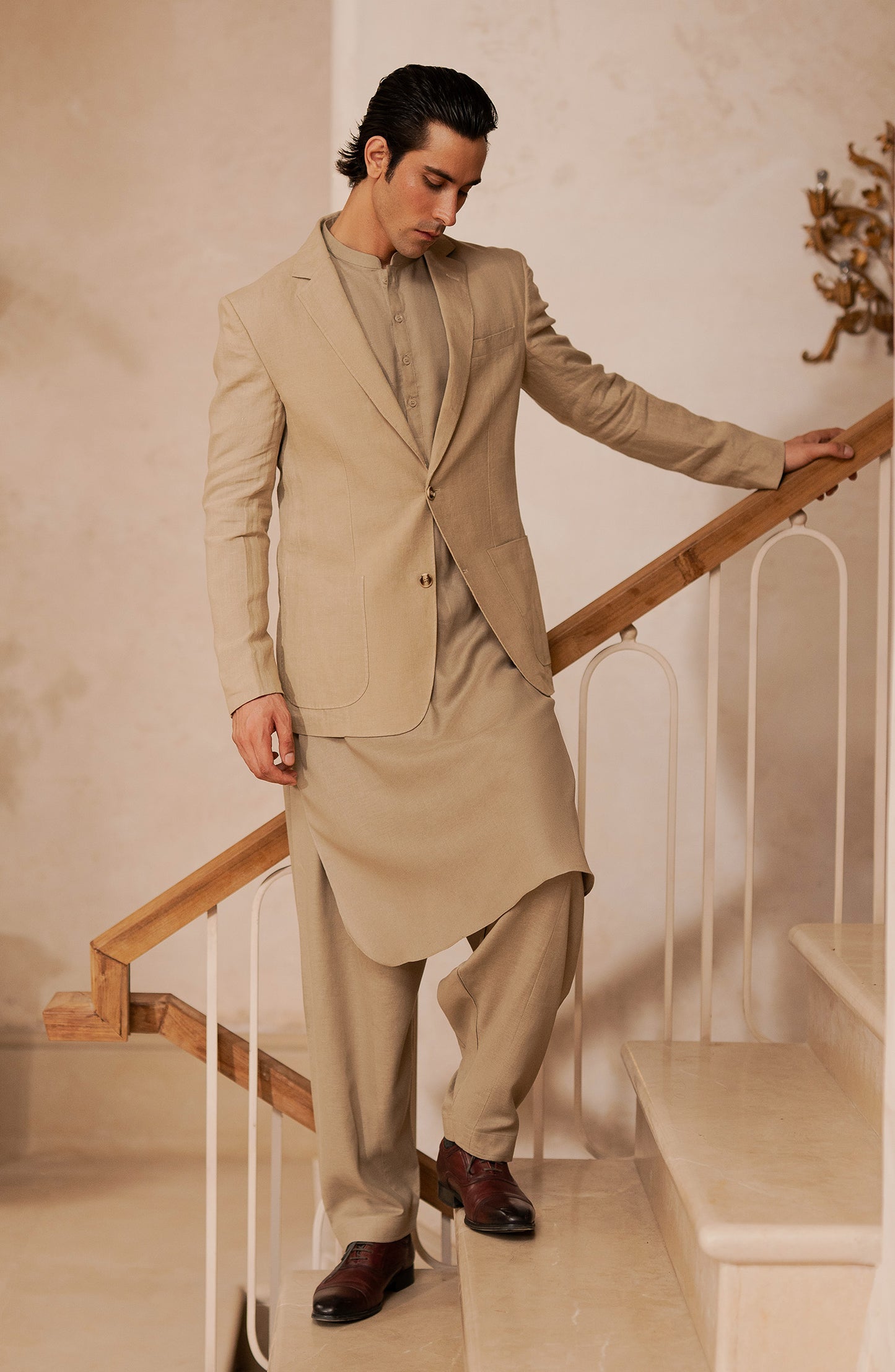 Men's Band Coat - SMC806C225