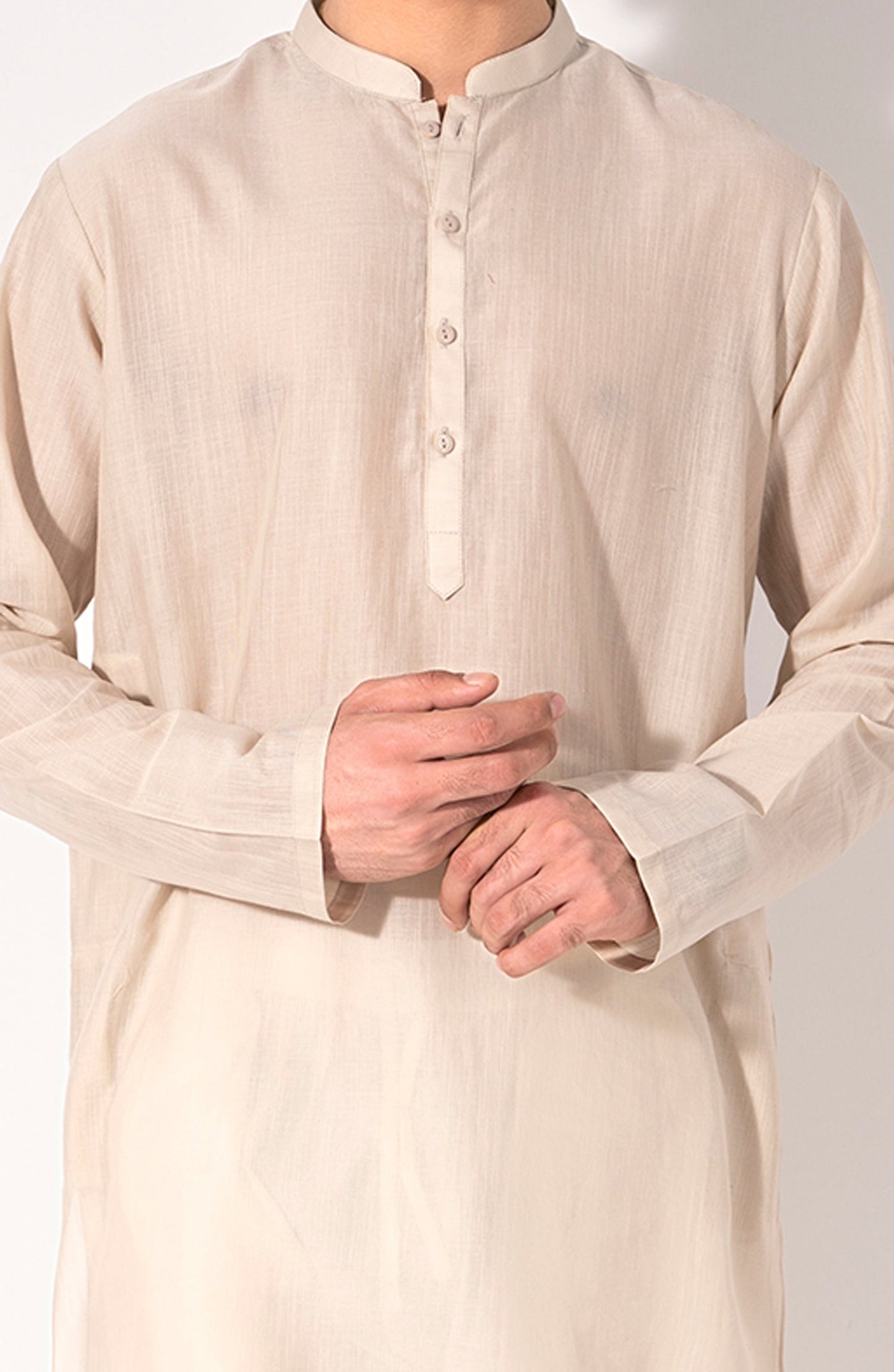 Beige Essential Kurta