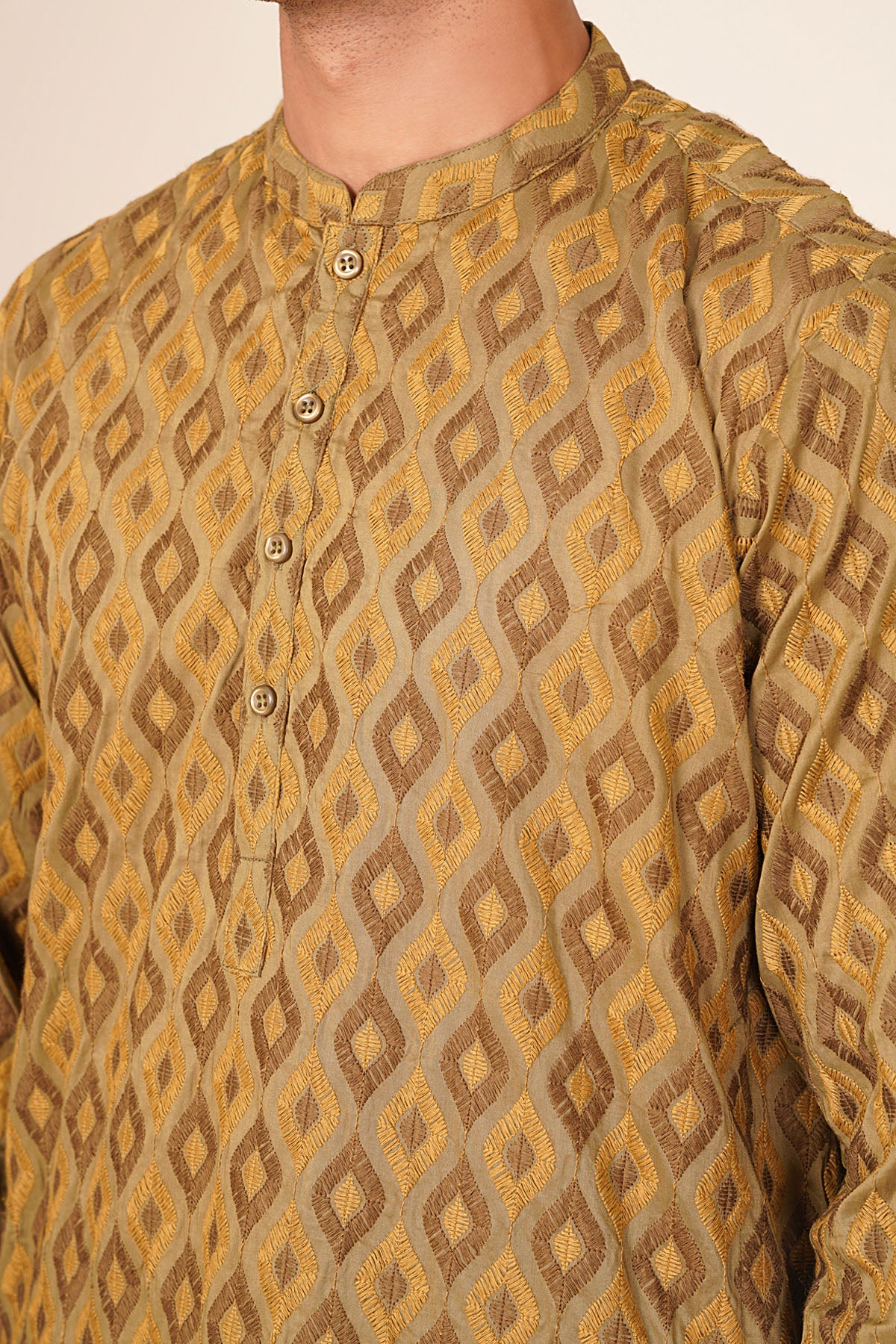Men's Lawn Embroidered Kurta