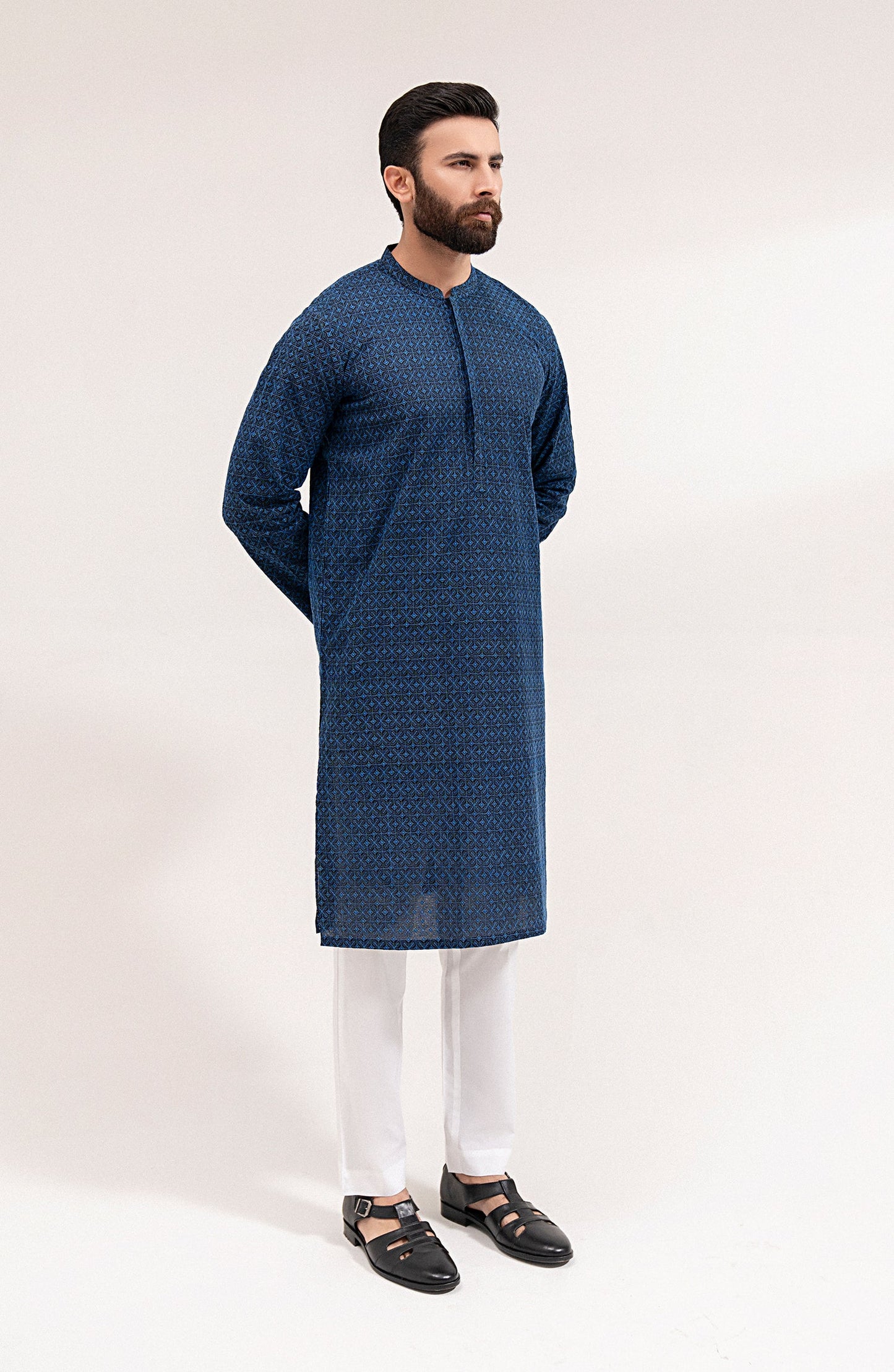 Men's Lawn Embroidered Kurta