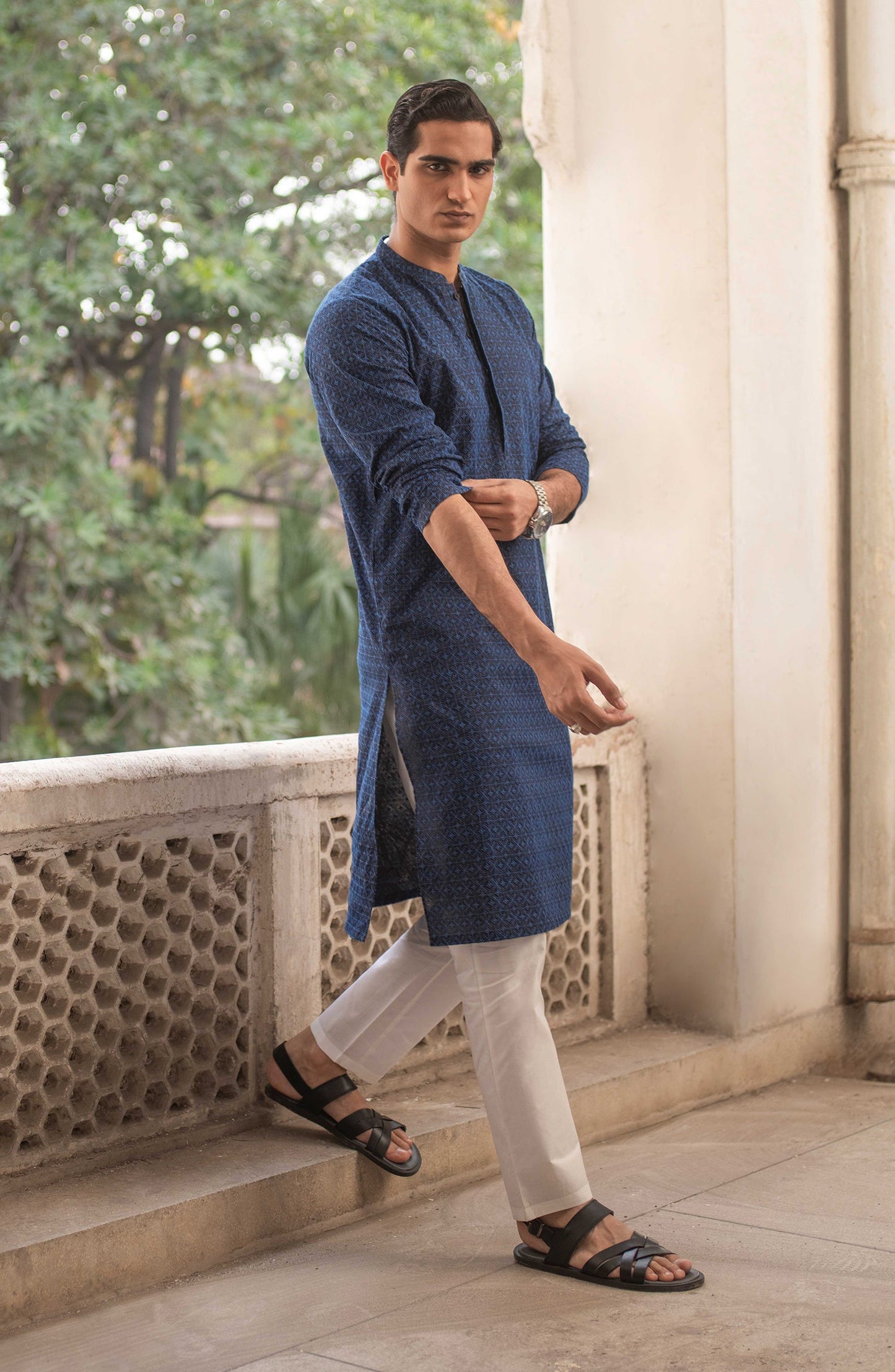 Men's Lawn Embroidered Kurta