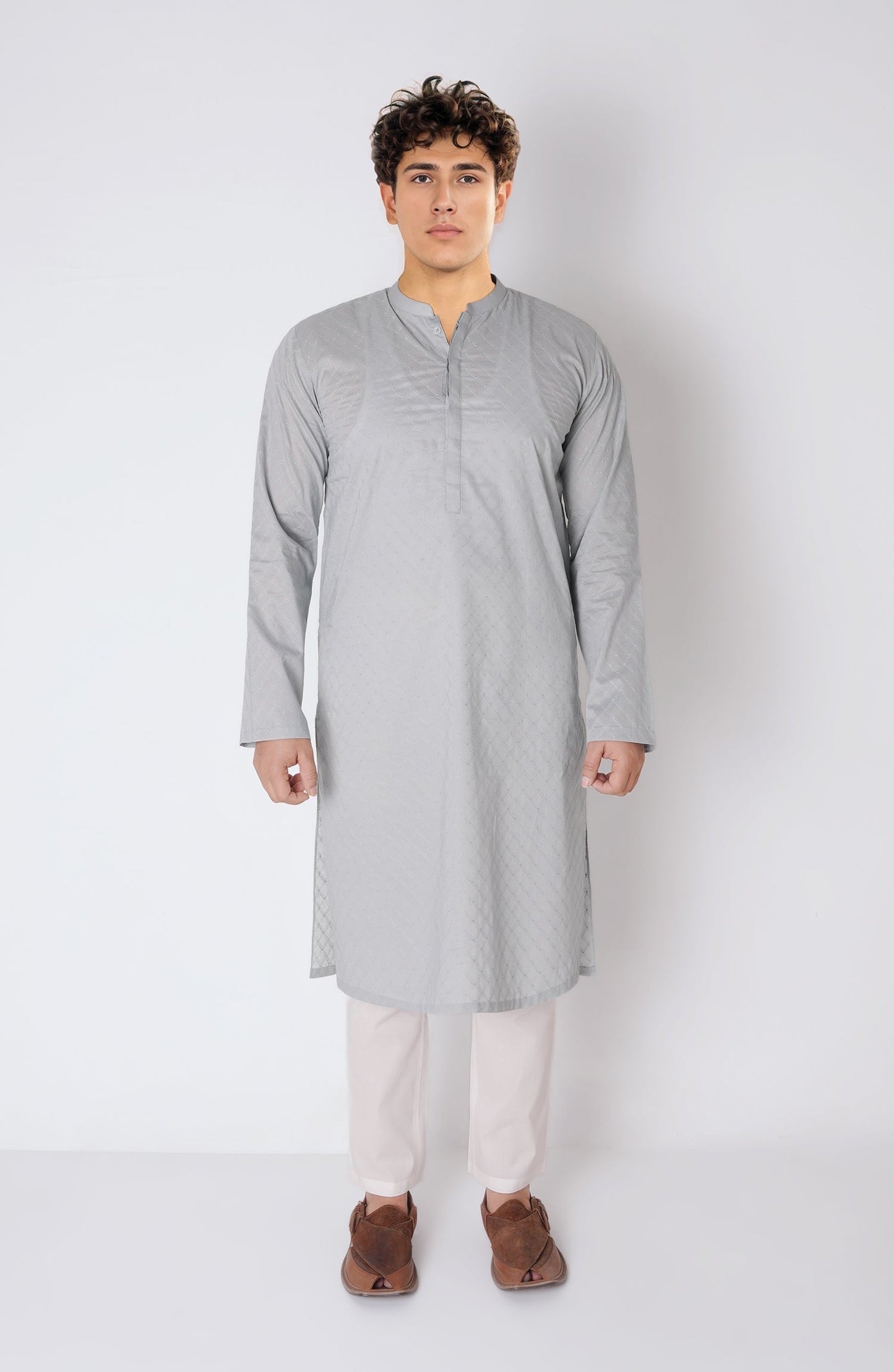 Mens Shiffili Emb. Kurta