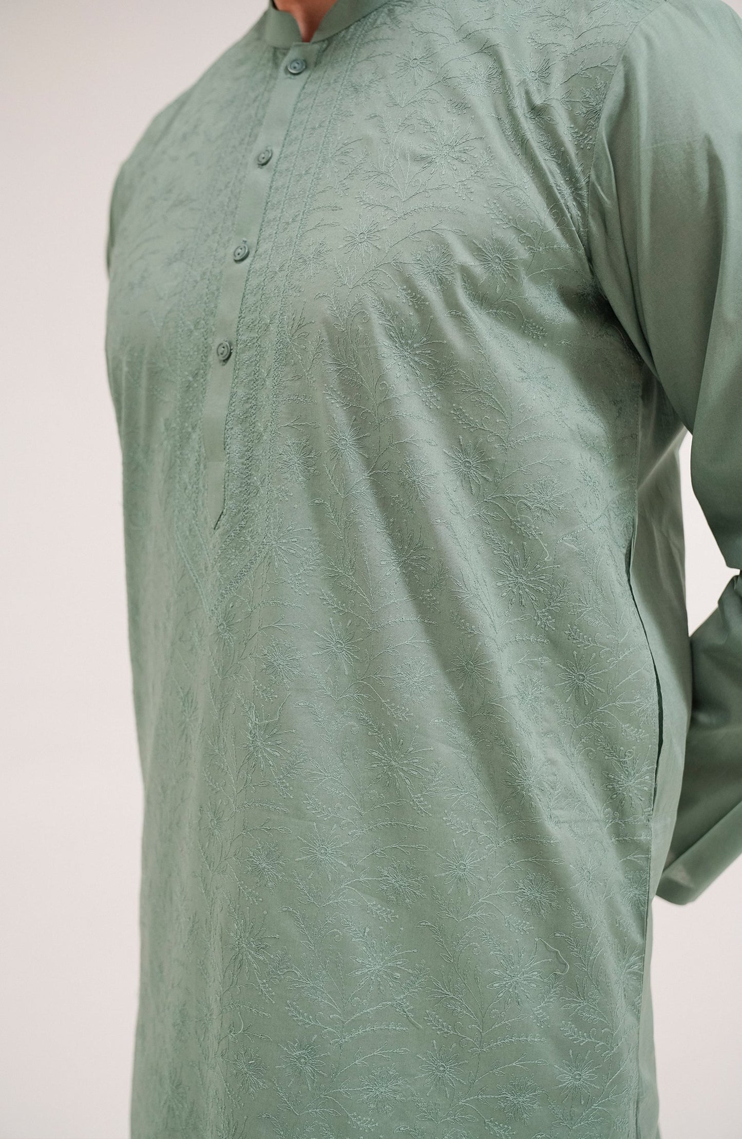Men's Lawn Embroidered Kurta