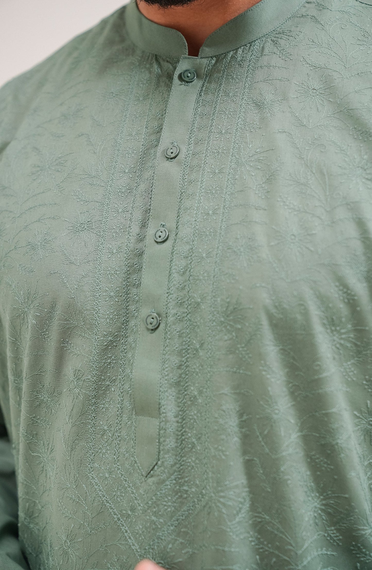 Men's Lawn Embroidered Kurta