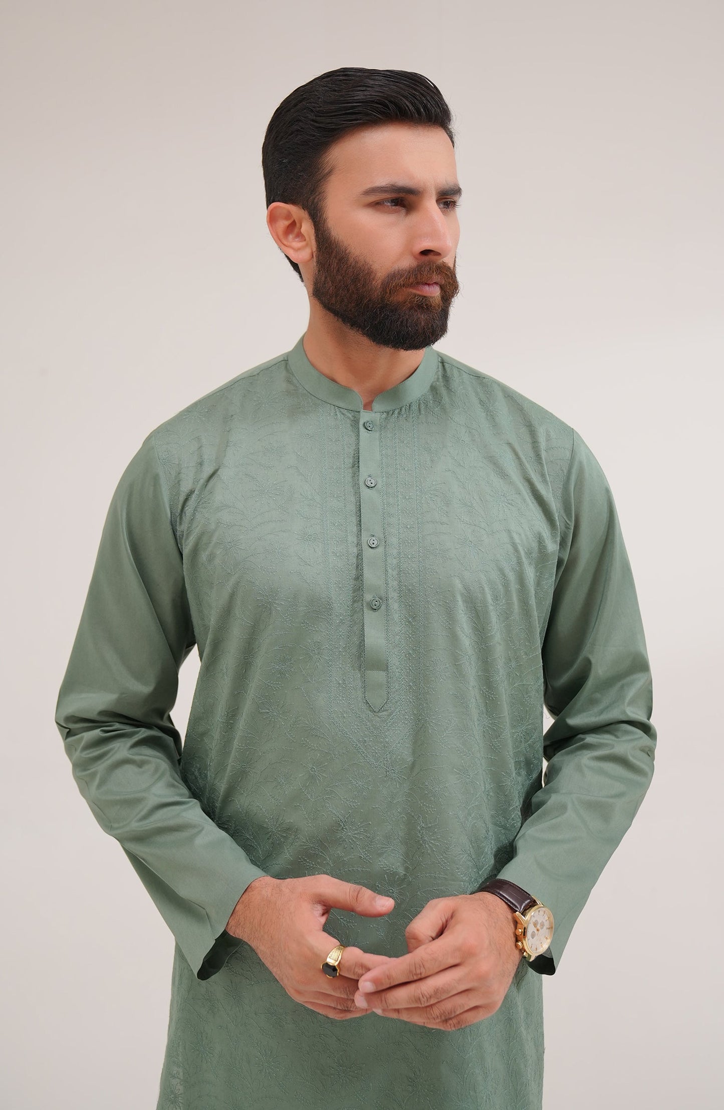 Men's Lawn Embroidered Kurta