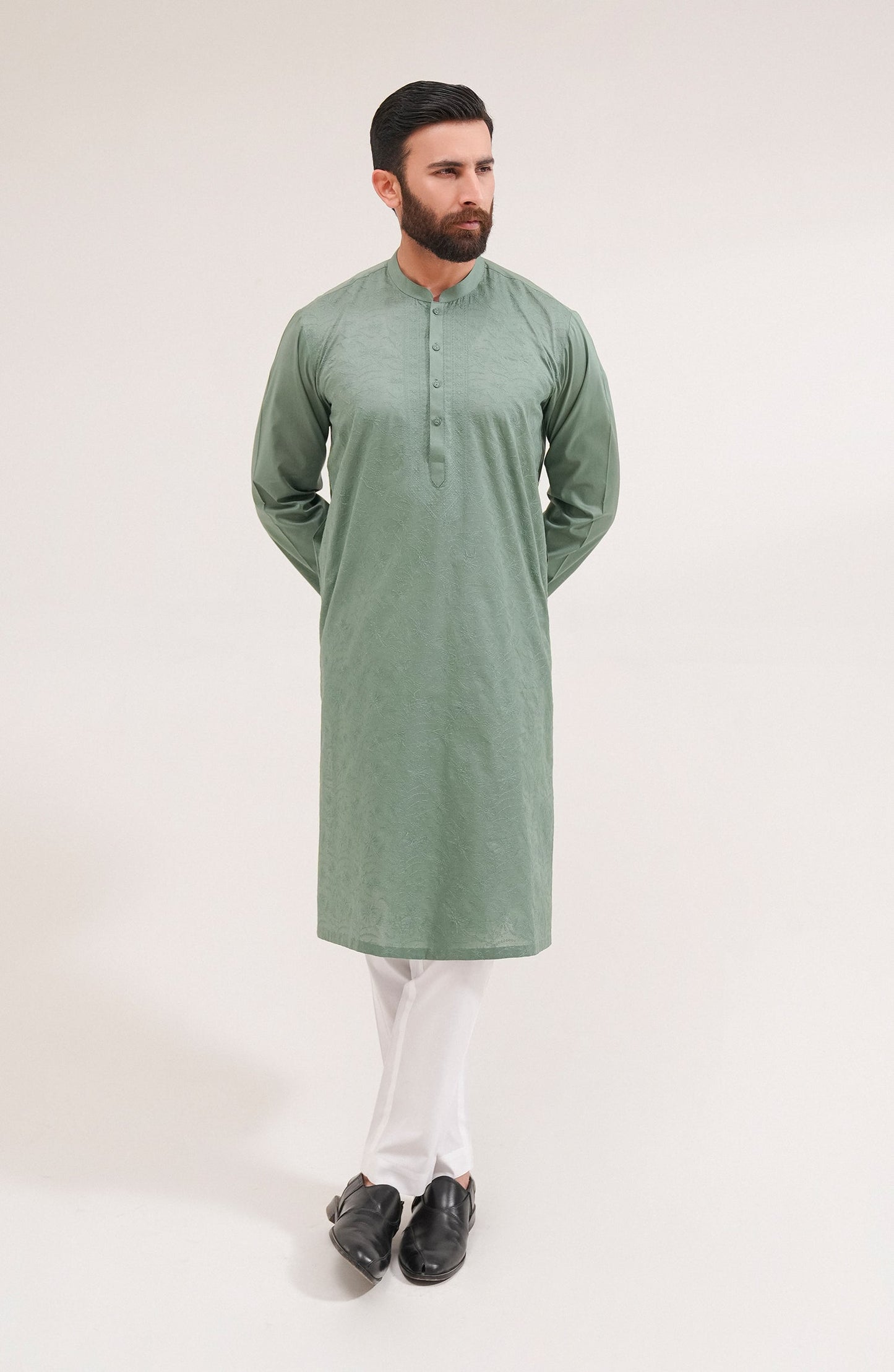 Men's Lawn Embroidered Kurta