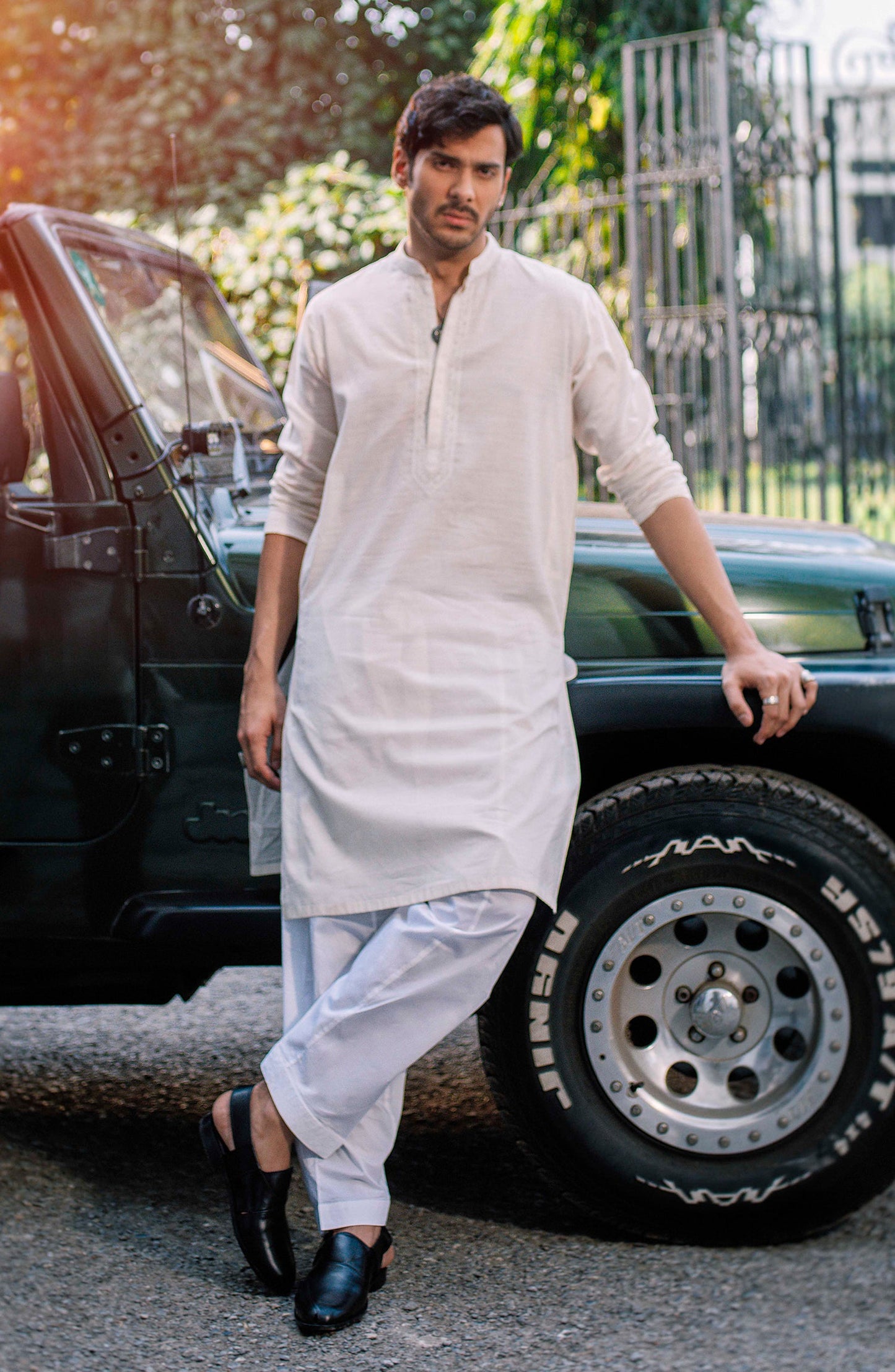 Men's Straight Hem Kurta