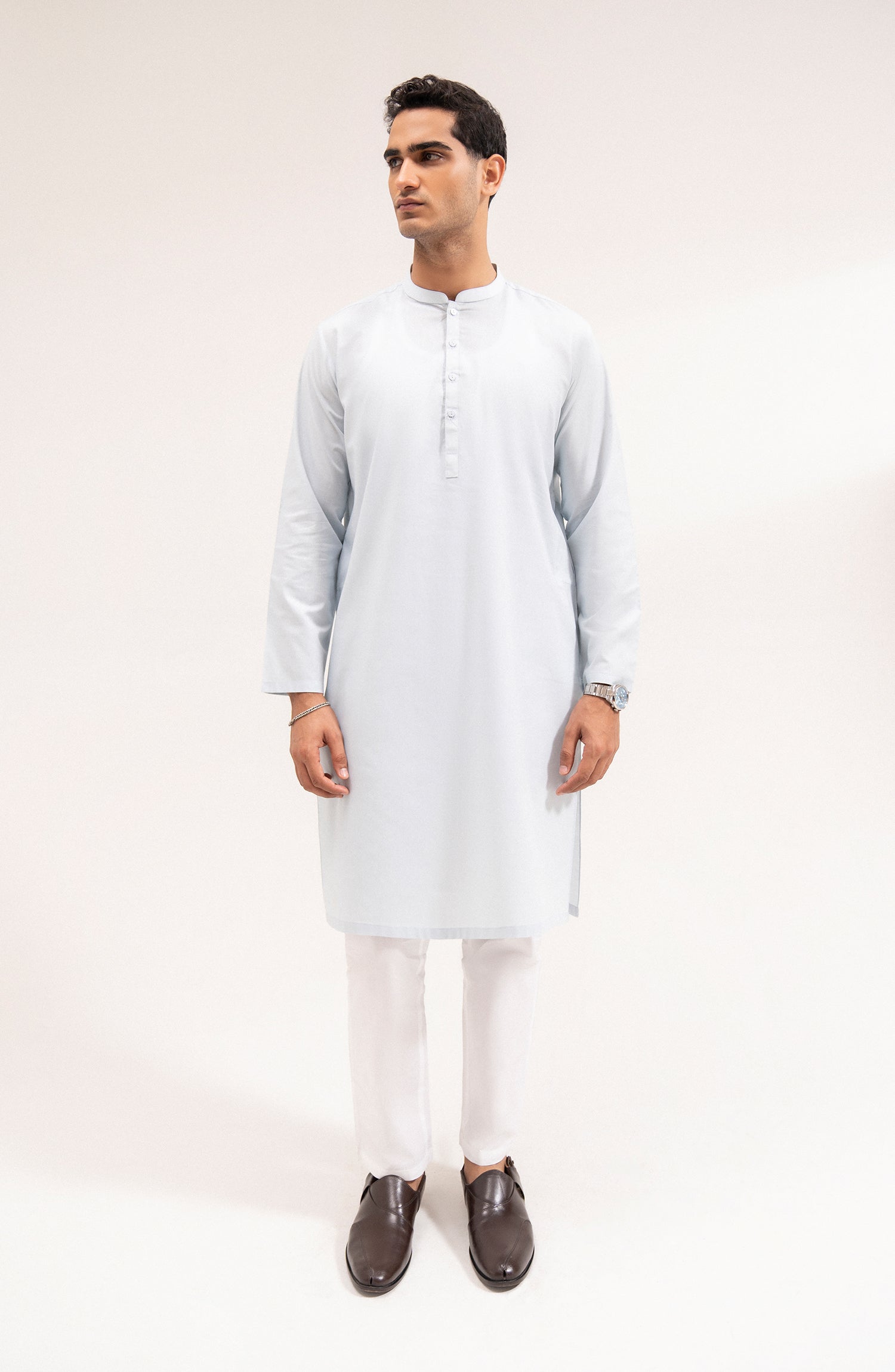 Men's Cotton Plain Kurta - Shop Now at Shahnameh