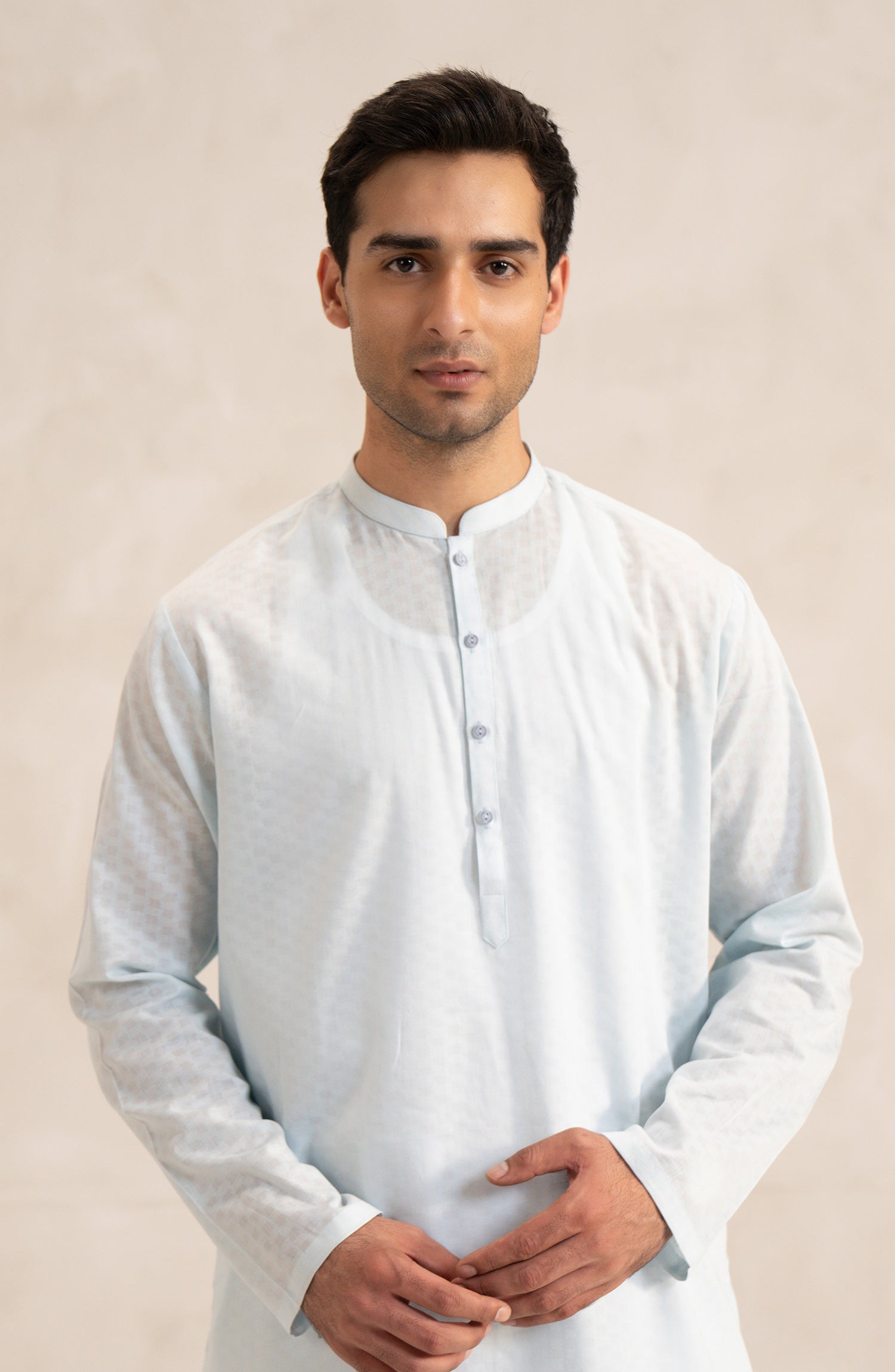 Men's Jacquard Kurta - Shop Now at Shahnameh