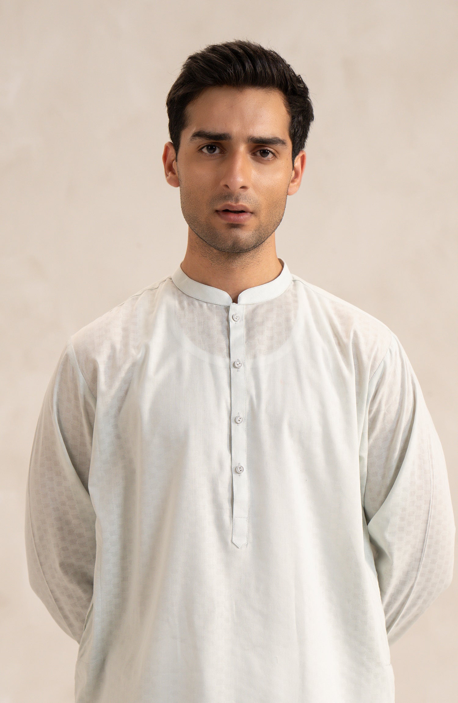 Men's Jacquard Kurta - Shop Now at Shahnameh