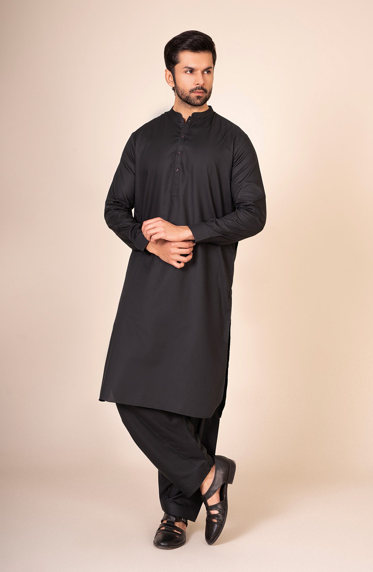 Pima Cotton Dobby Premium Suit - SMS232425