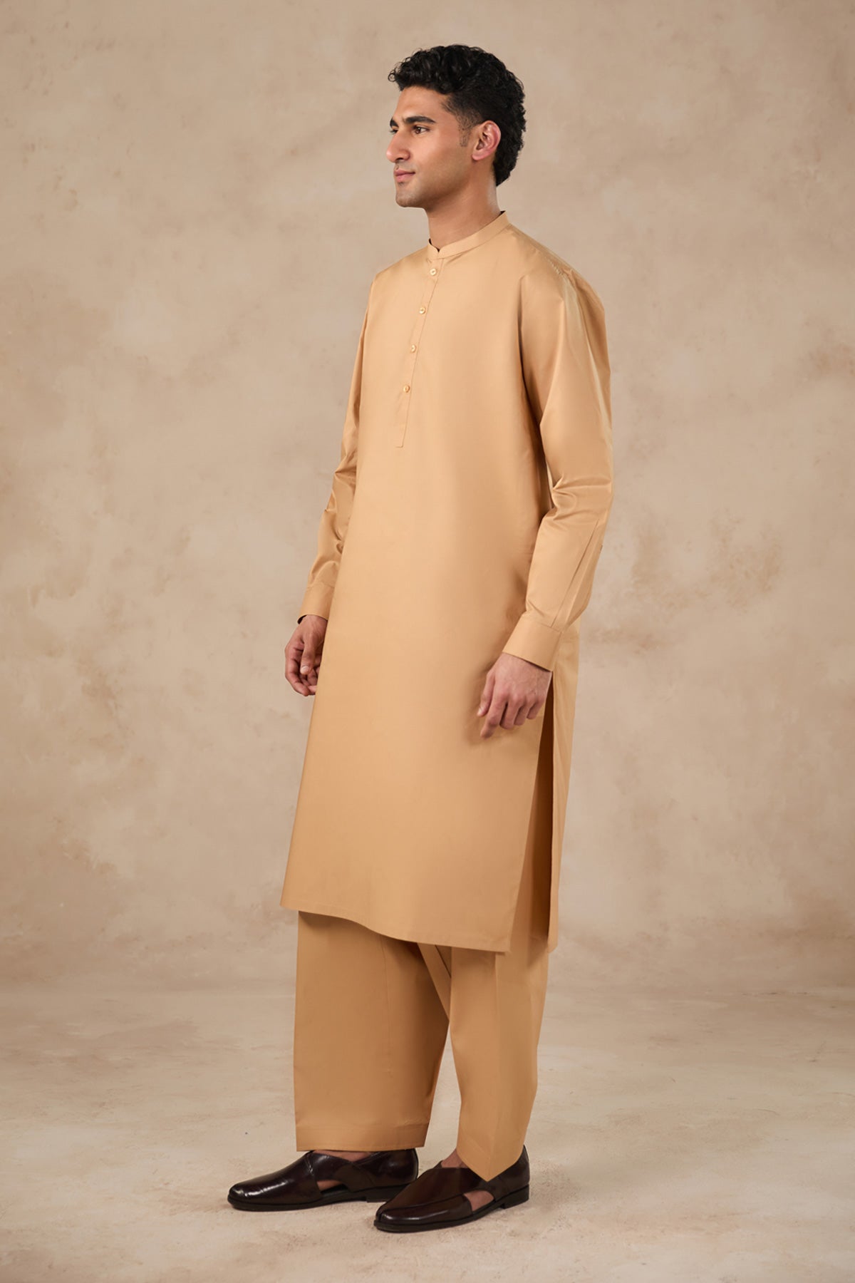 Awami Suit In Pima Cotton - SMS233126