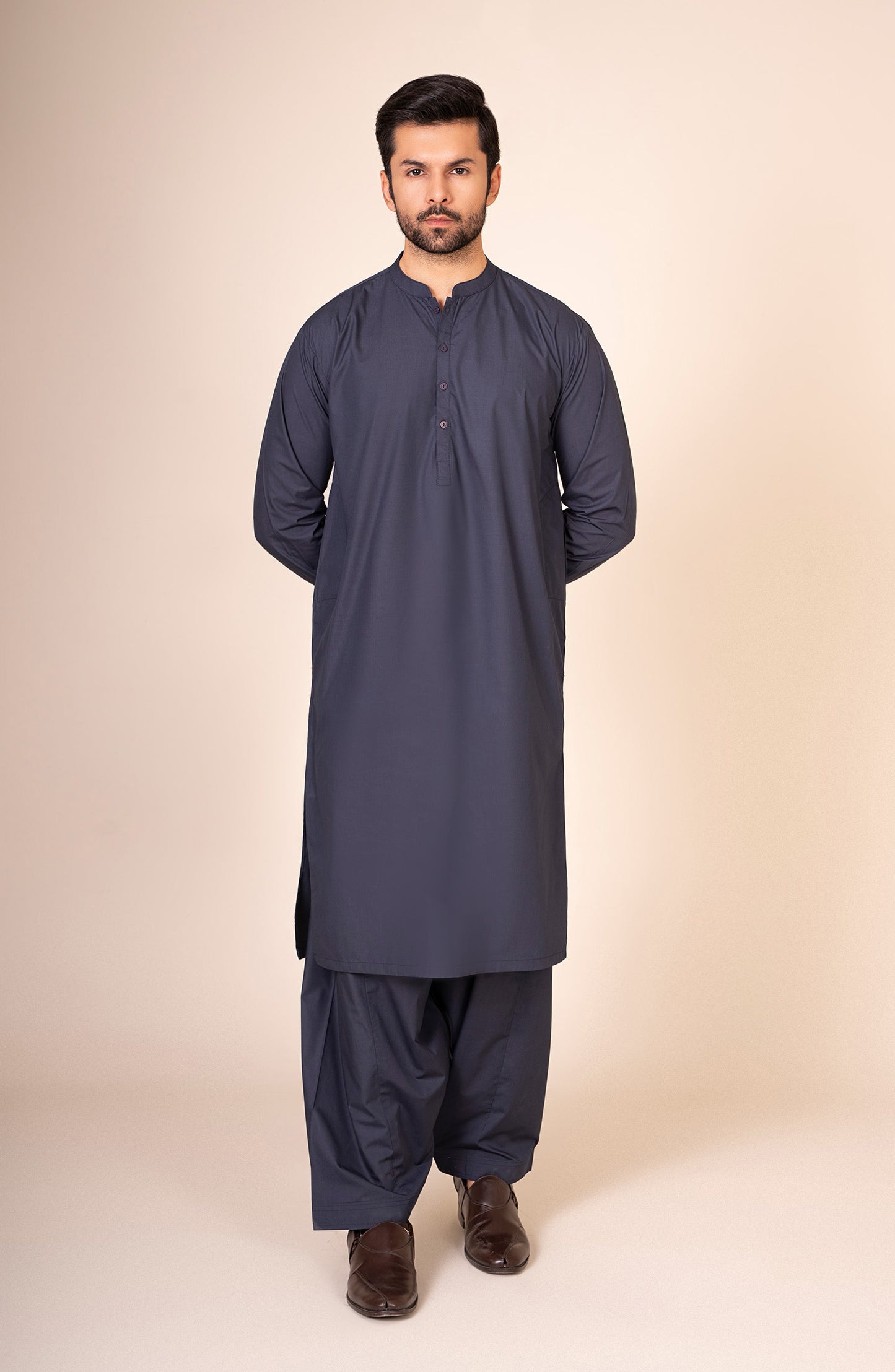 Pima Cotton Dobby Premium Suit - SMS233425