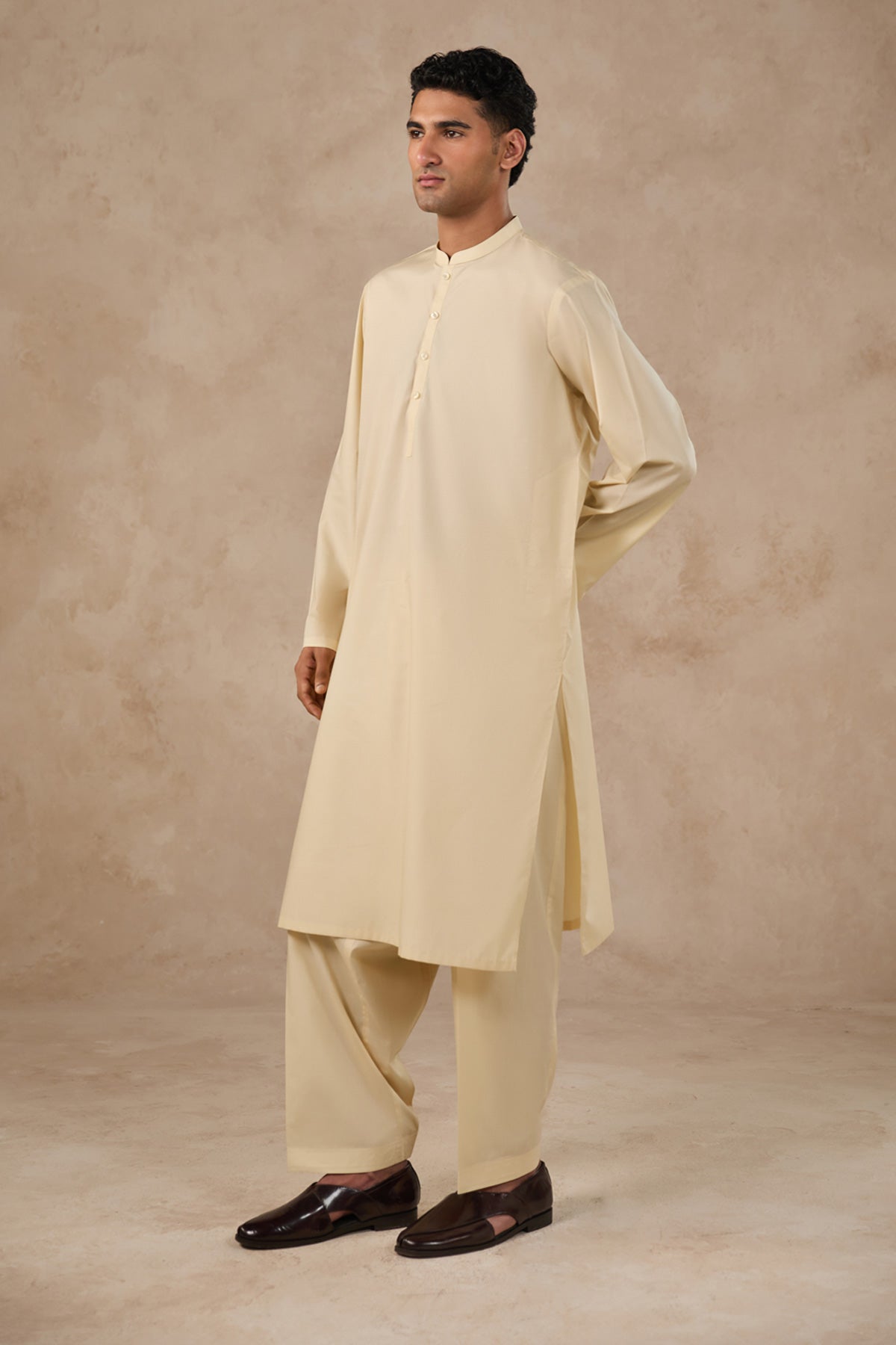 Awami Suit In Pima Cotton - SMS236126