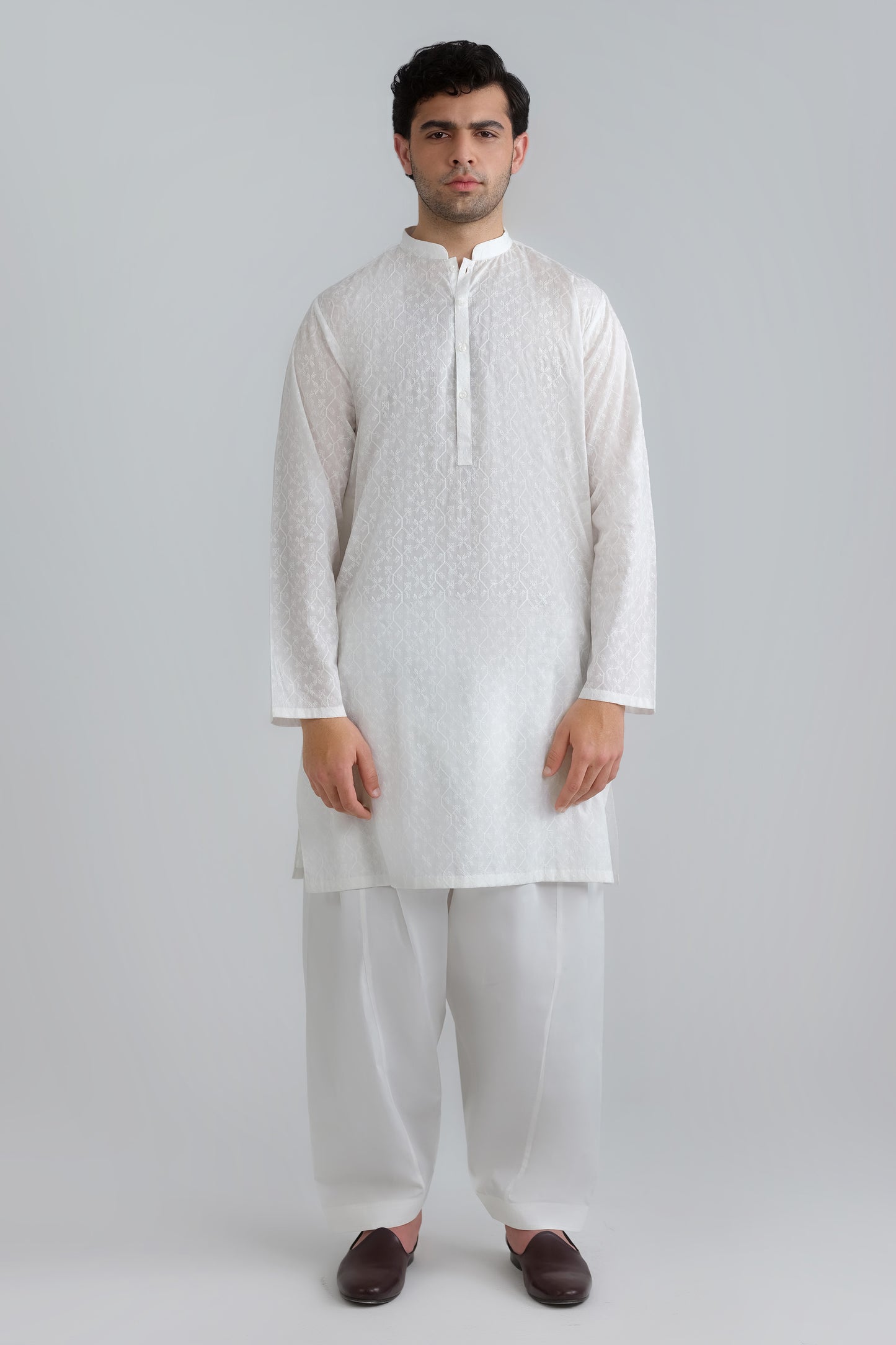 Embroidered Suit - SMS702A125