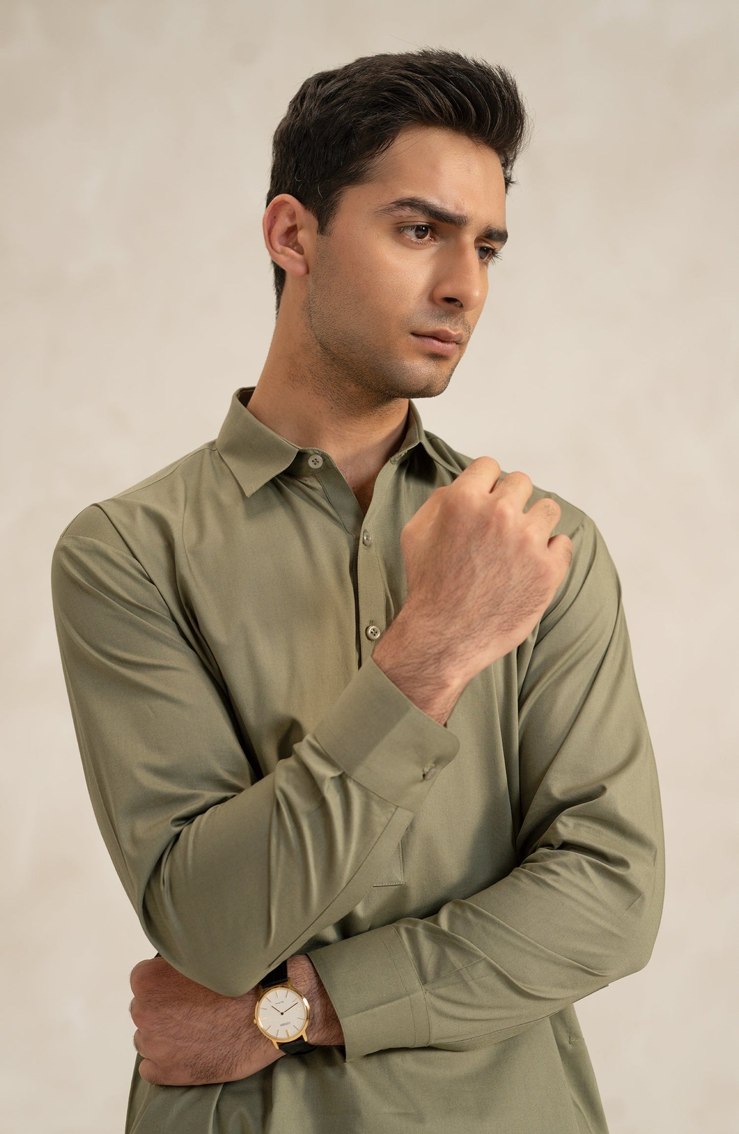 Men's Band Collar Suit - Shop Now at Shahnameh